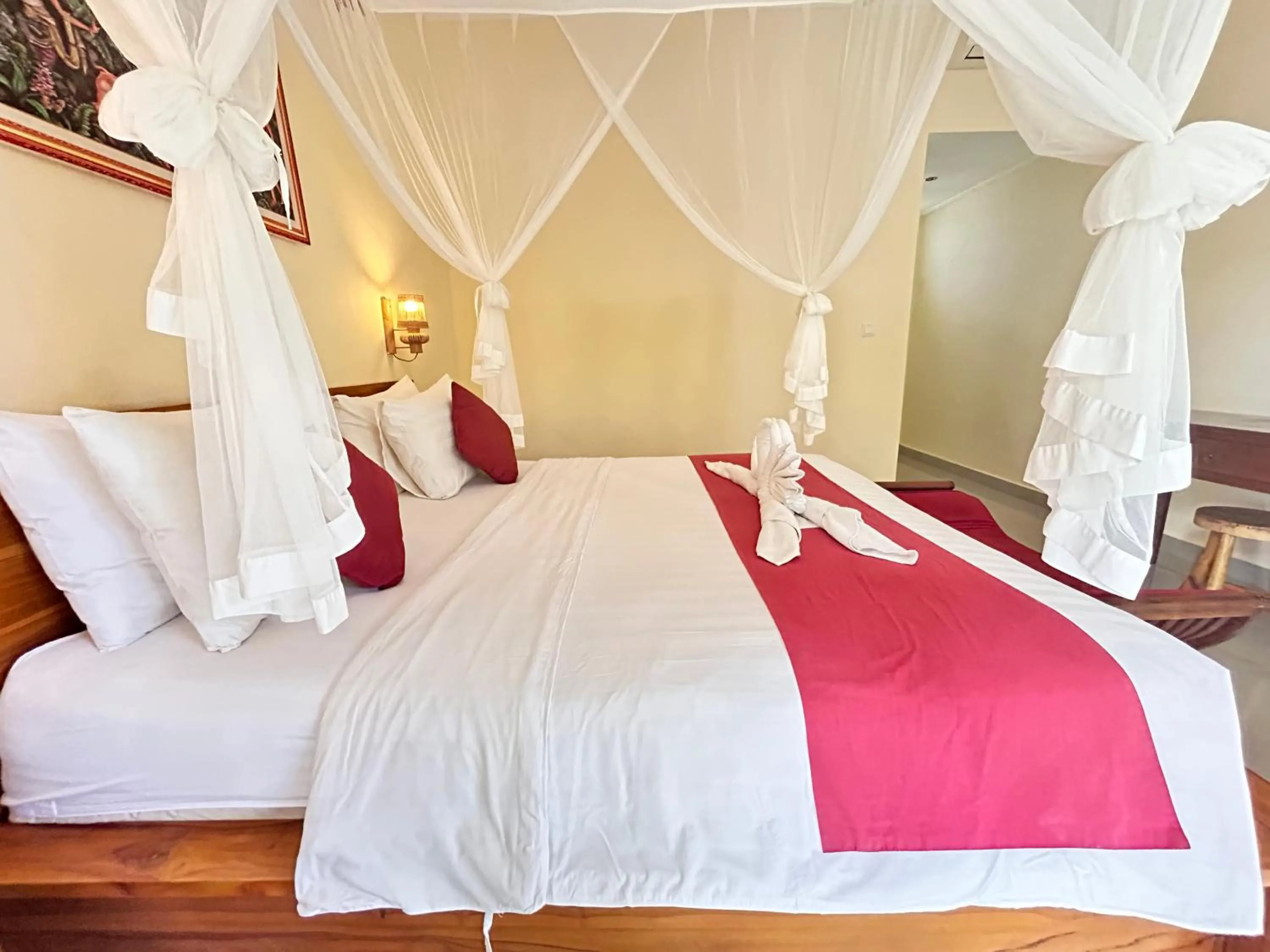 Bed in Canting Bali Suite