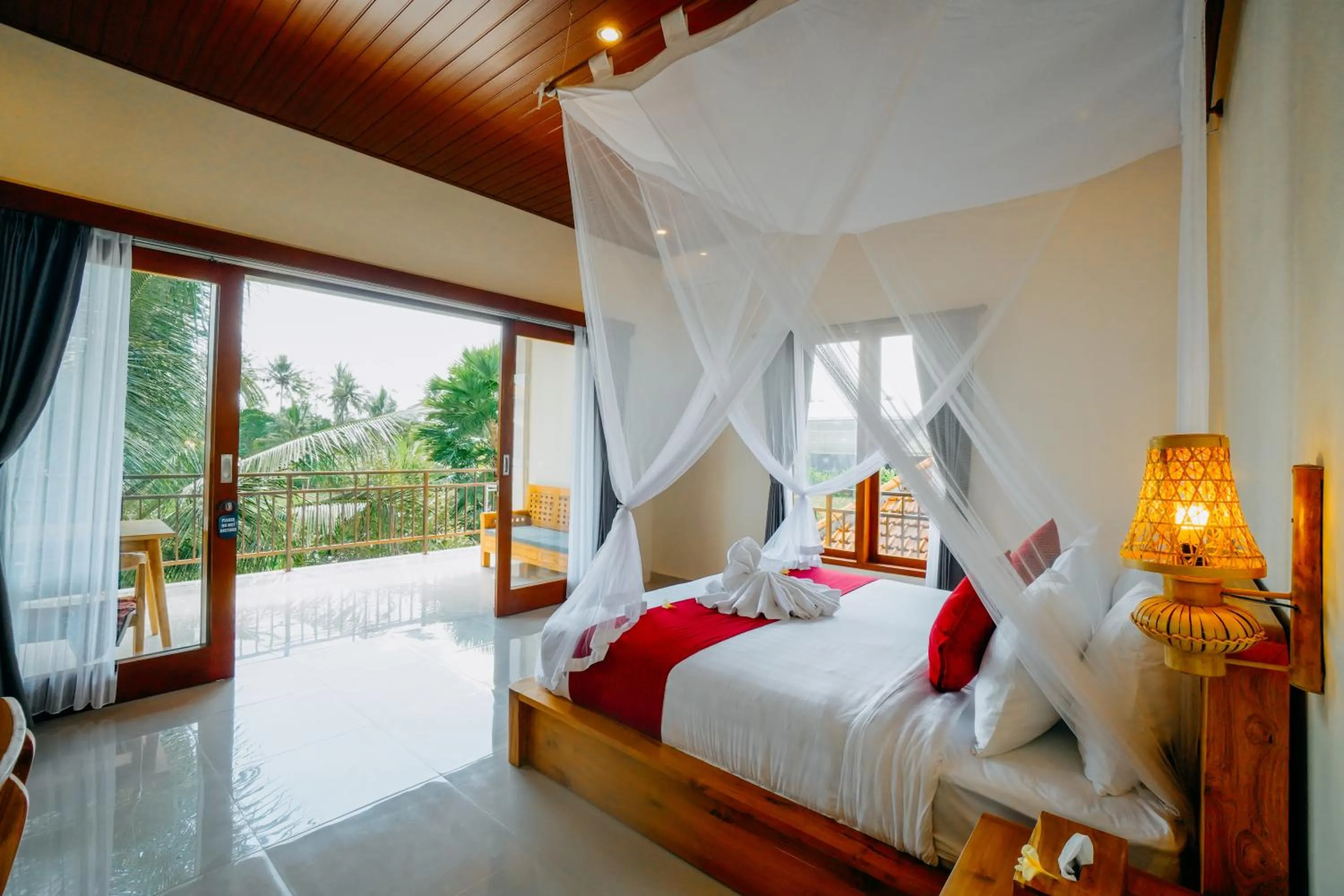 Bed in Canting Bali Suite