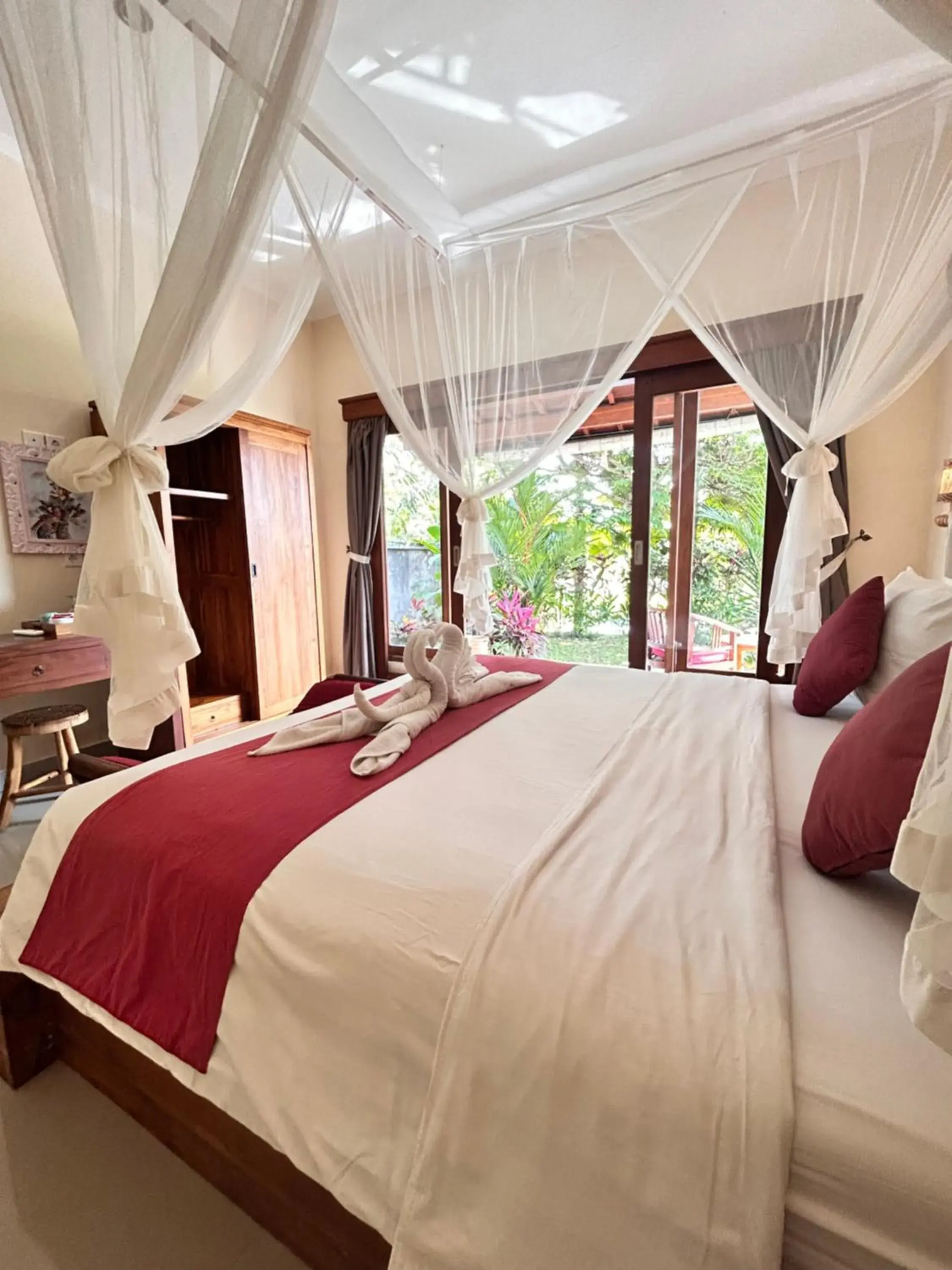 Deluxe Double Room with Pool View in Canting Bali Suite Deluxe Double Room with Pool View in Canting Bali Suite