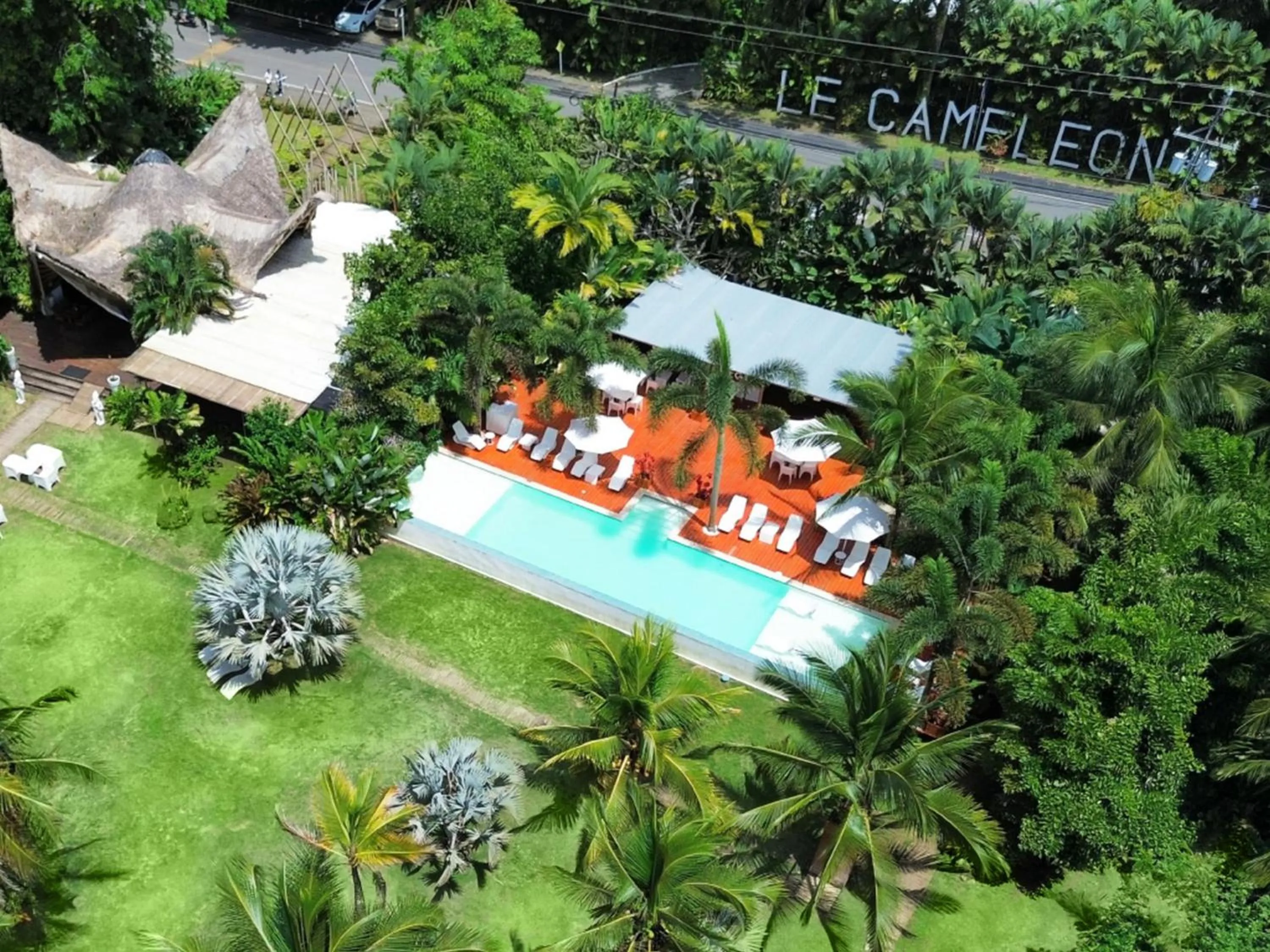 Bird's eye view in Le Cameleon Hotel
