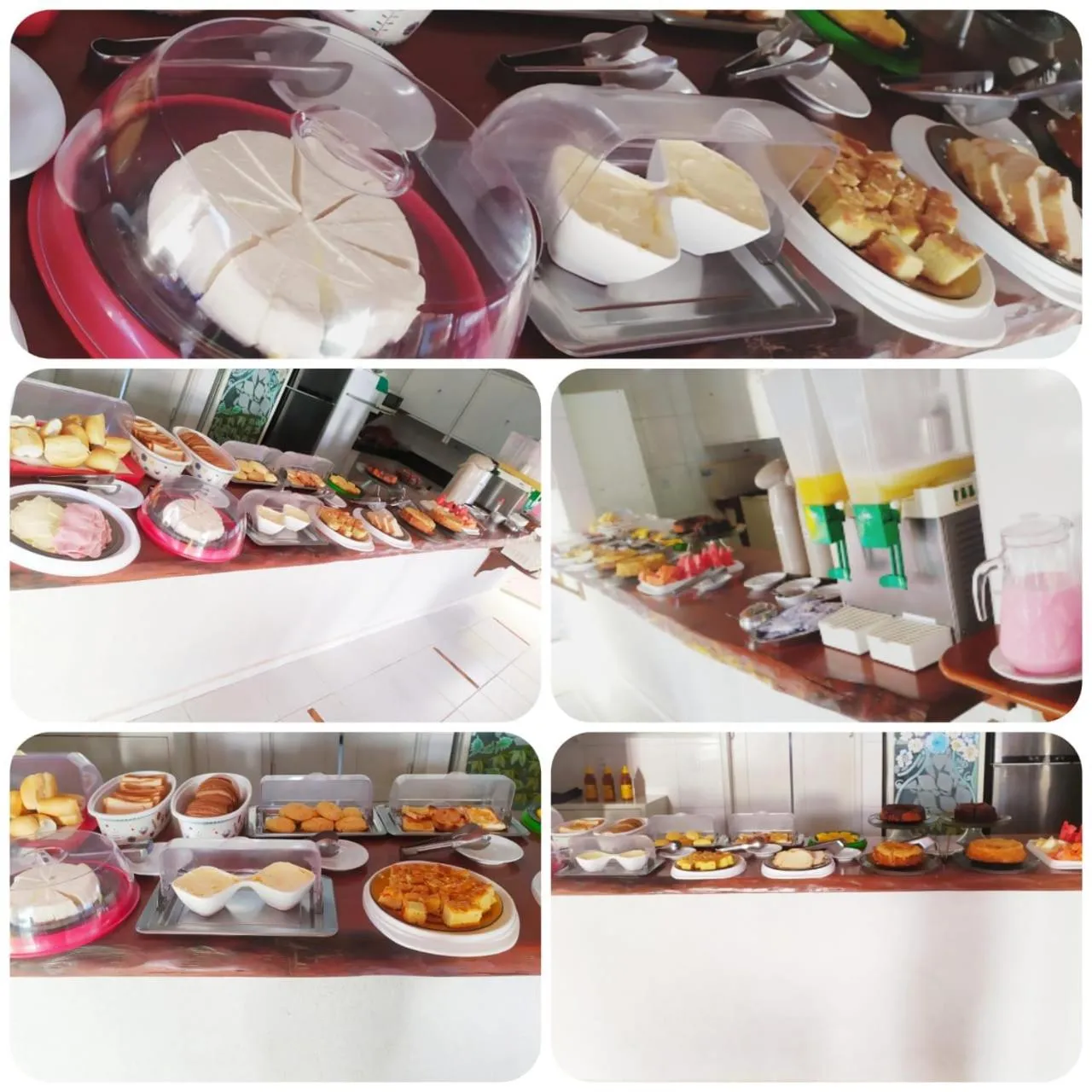 Buffet breakfast in Solar do Cerrado Hotel