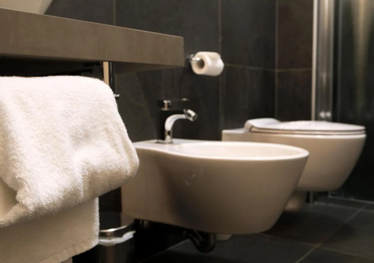 Bathroom in Charming Palace Santa Fosca