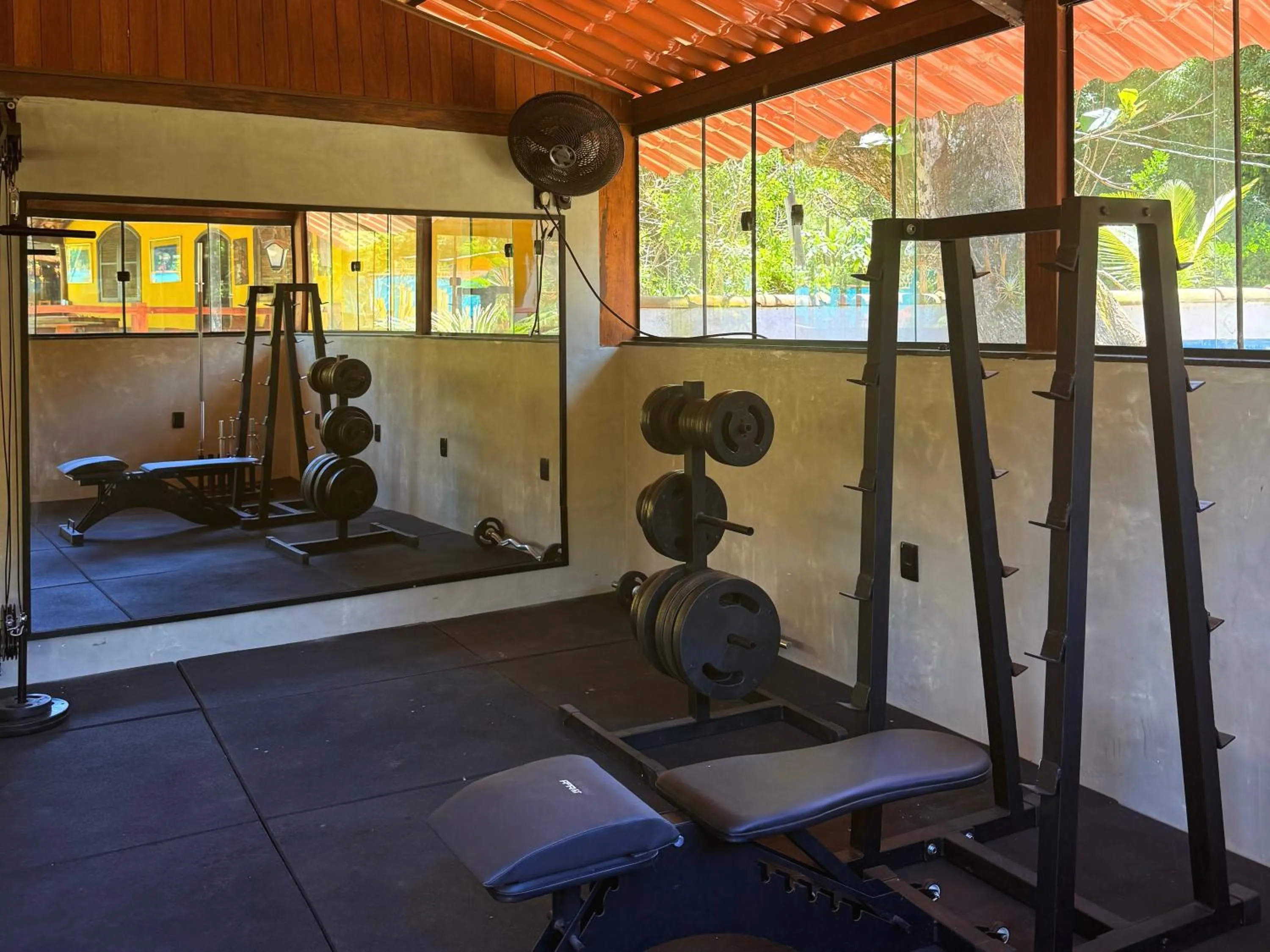 Fitness centre/facilities in Pousada Recanto dos Lima