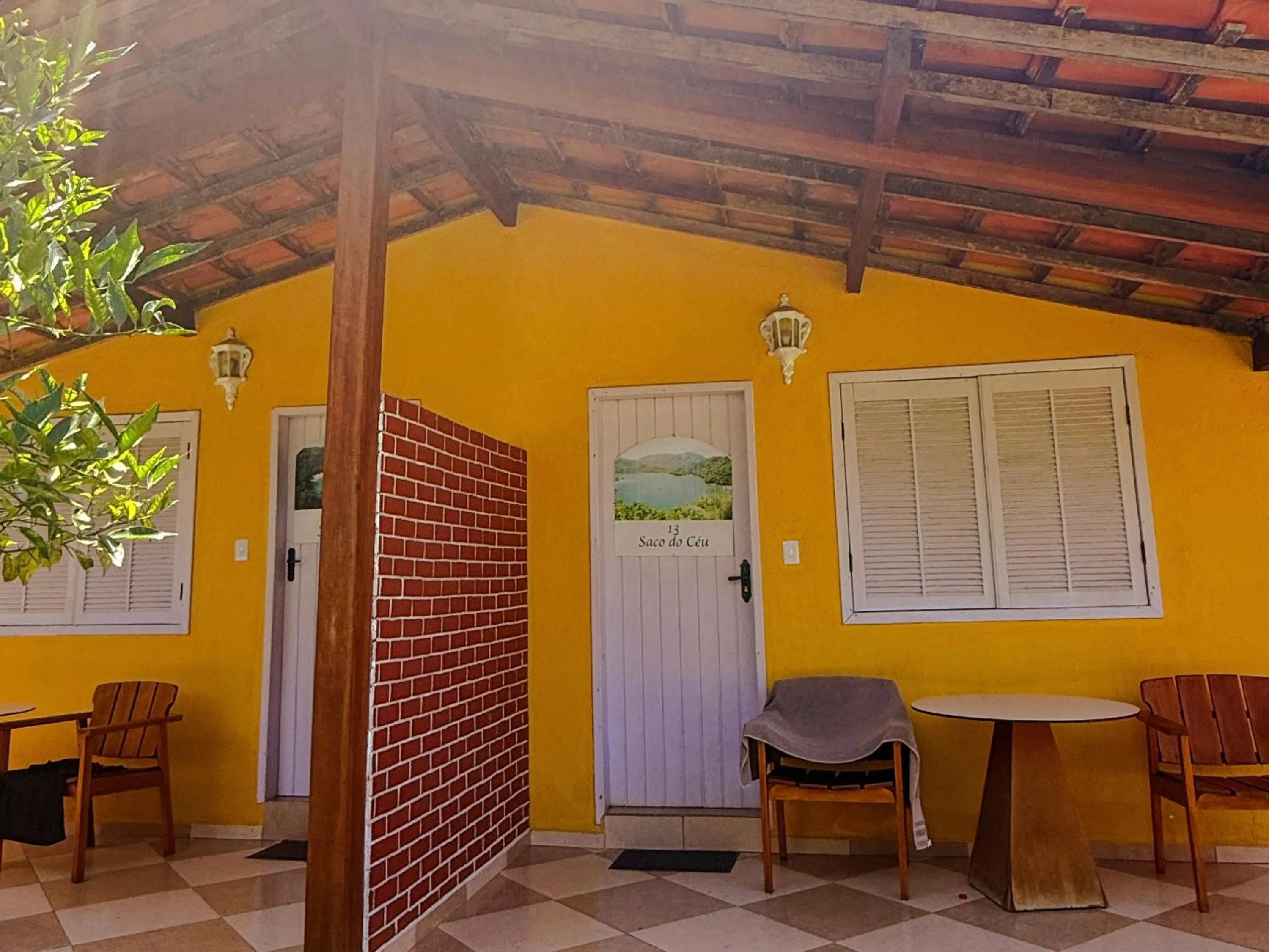 Patio in Pousada Recanto dos Lima