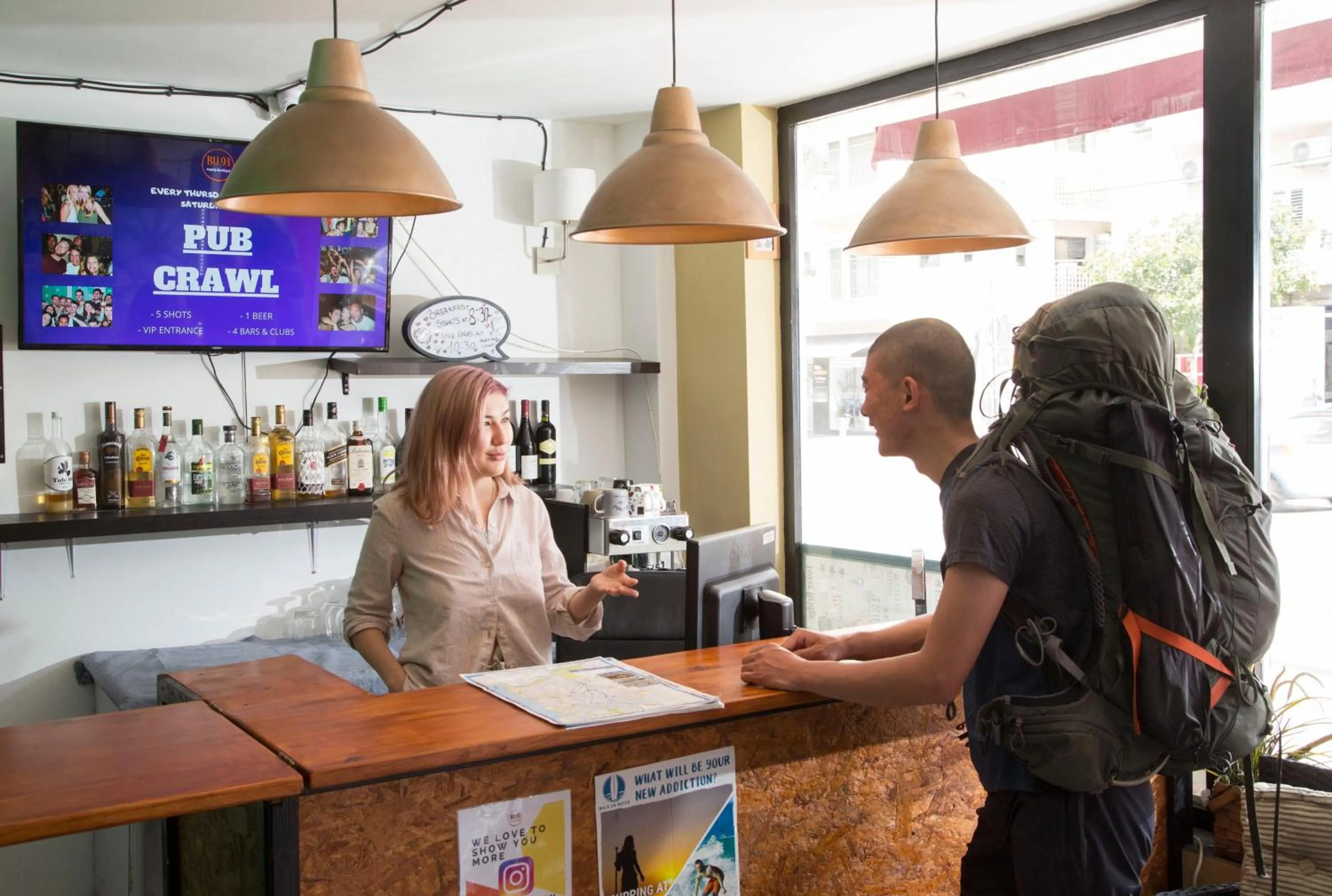 Lobby or reception in Hostel BU93