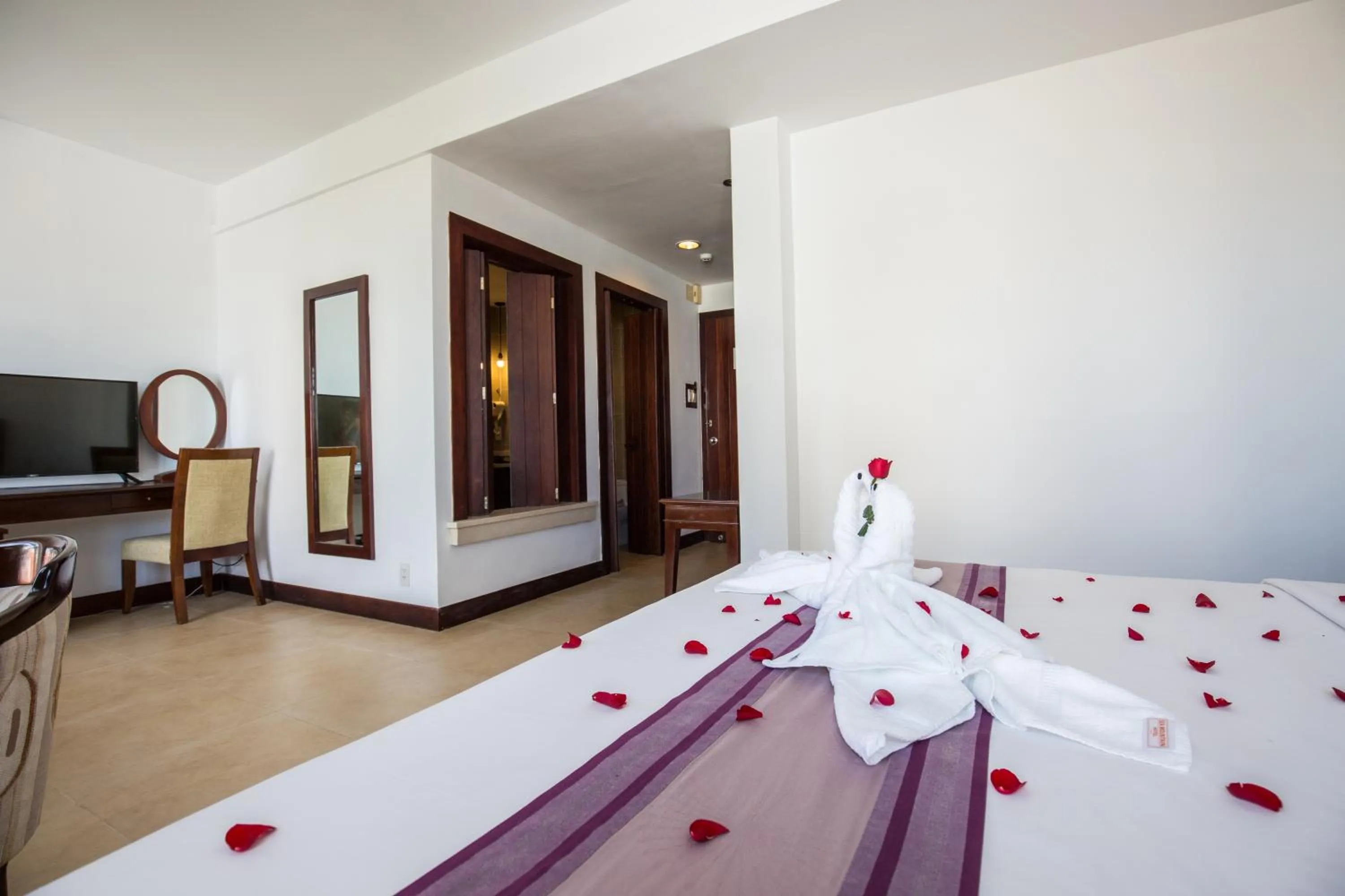 Bed in Sea Mountain Boutique Hotel & Villa