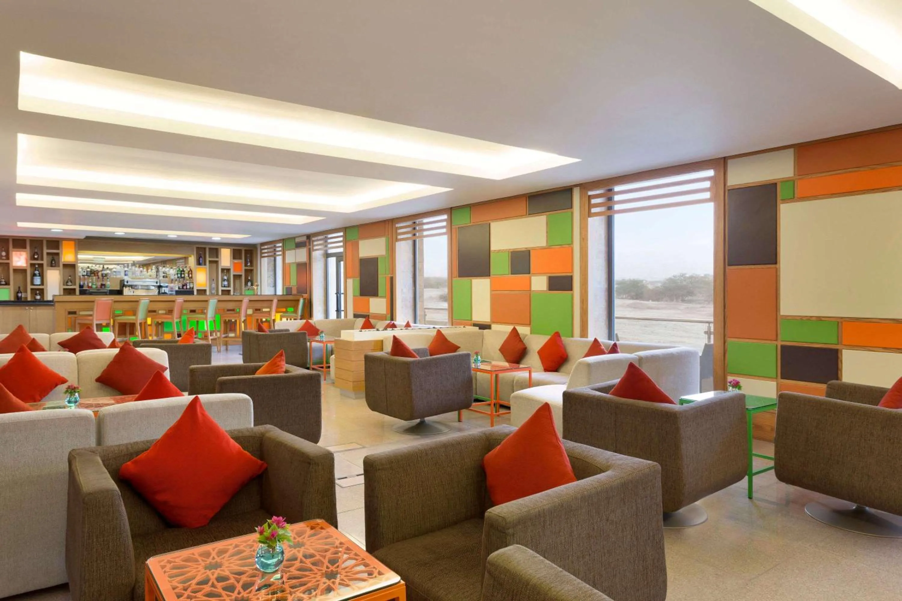 Lounge or bar in Ramada Resort Dead Sea