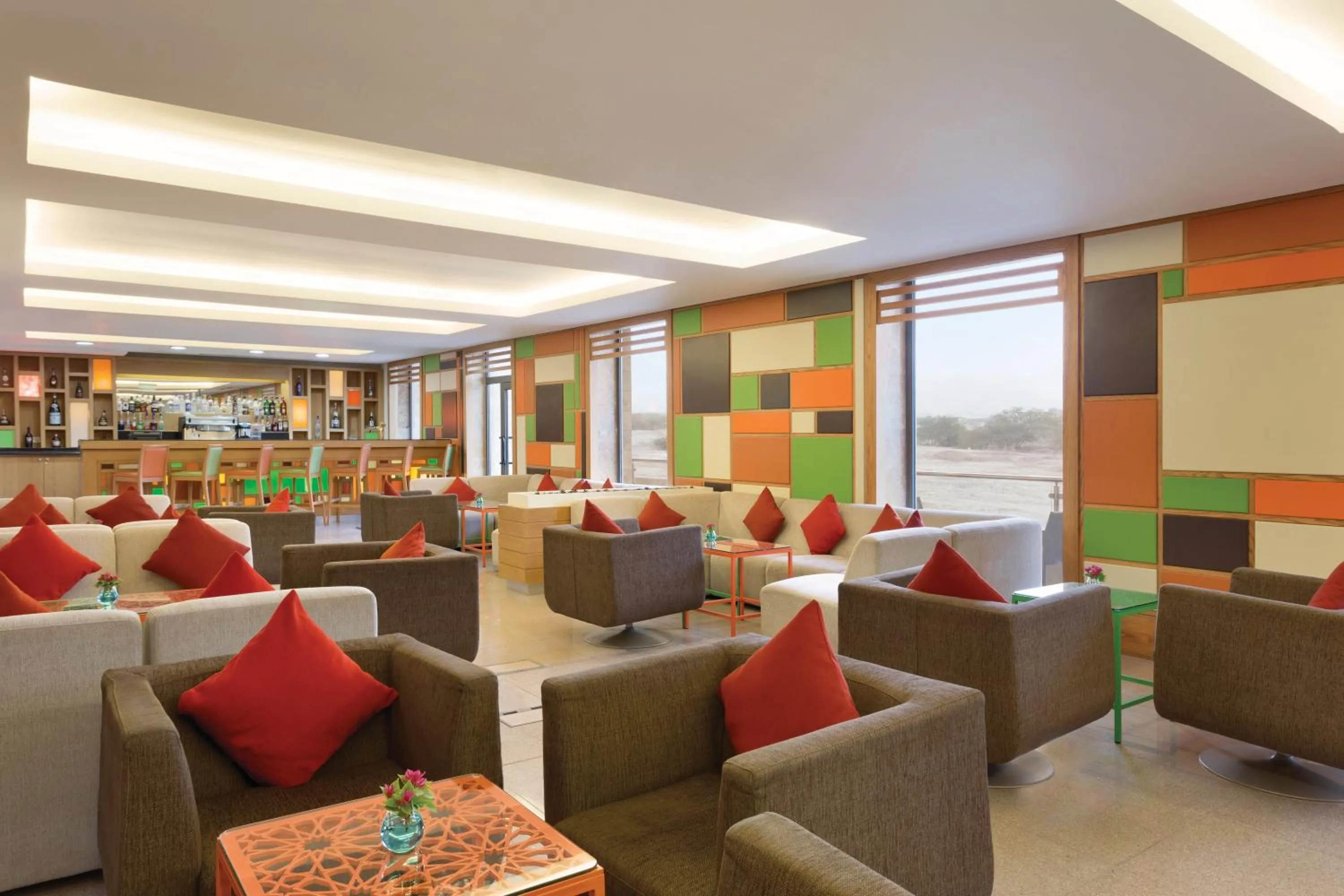 Lounge or bar in Ramada Resort Dead Sea