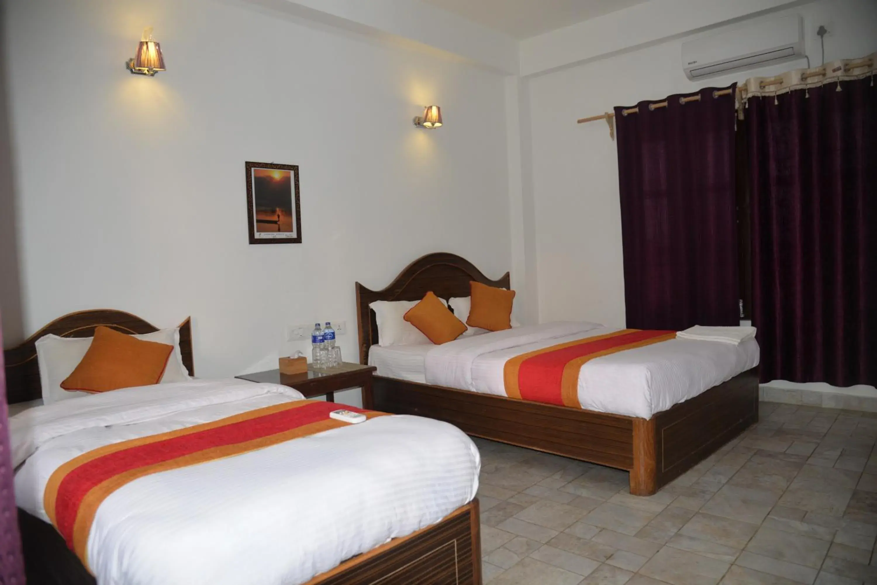 Triple Room with Garden View in Hotel Chitwan Park Village Triple Room with Garden View in Hotel Chitwan Park Village