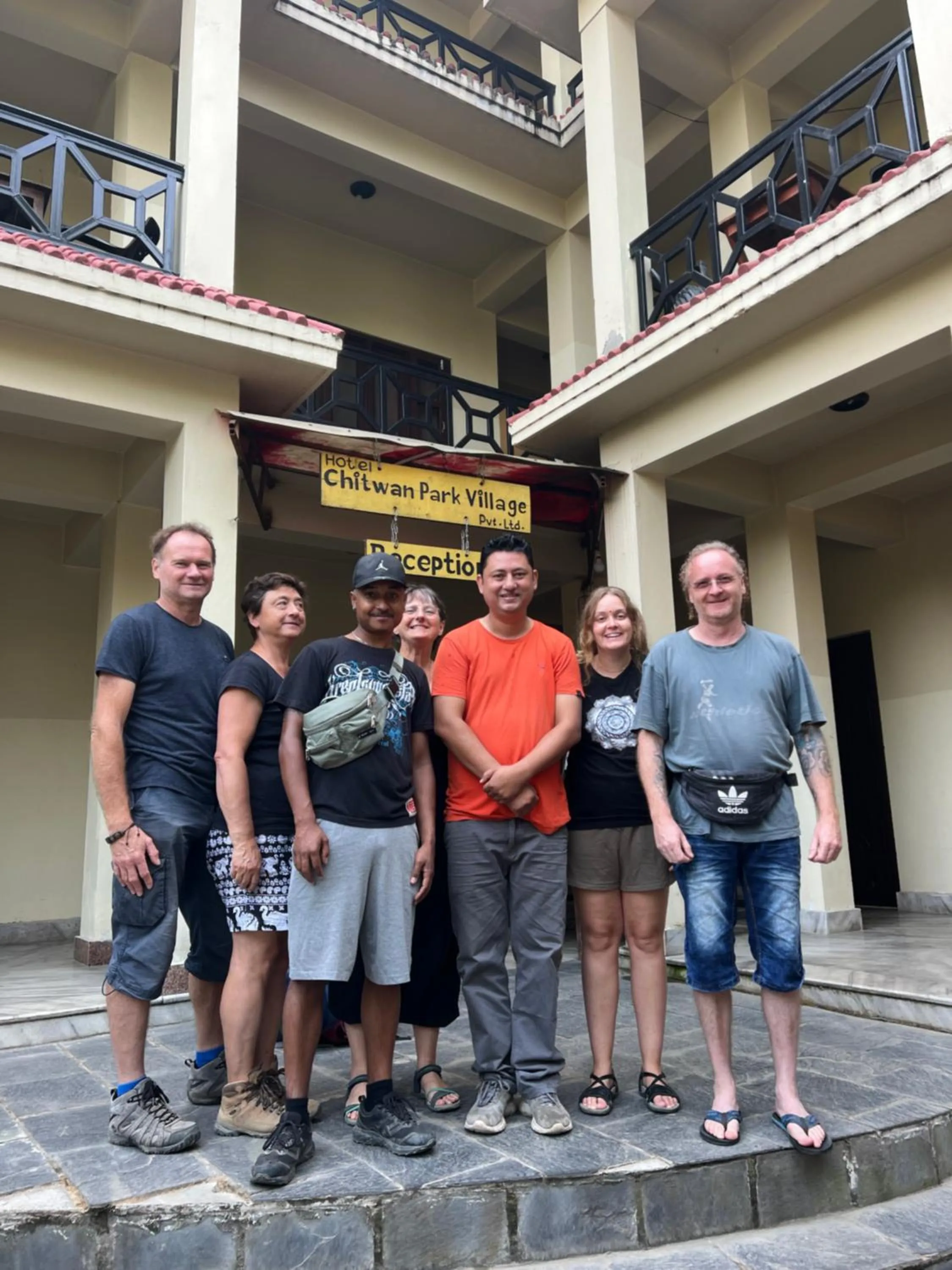 People in Hotel Chitwan Park Village