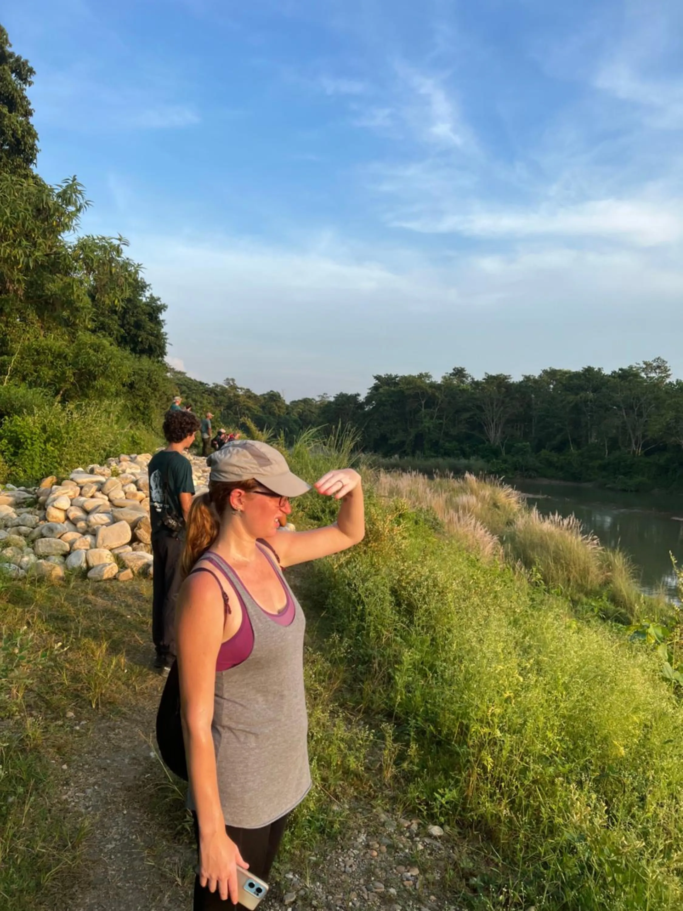 group of guests in Hotel Chitwan Park Village