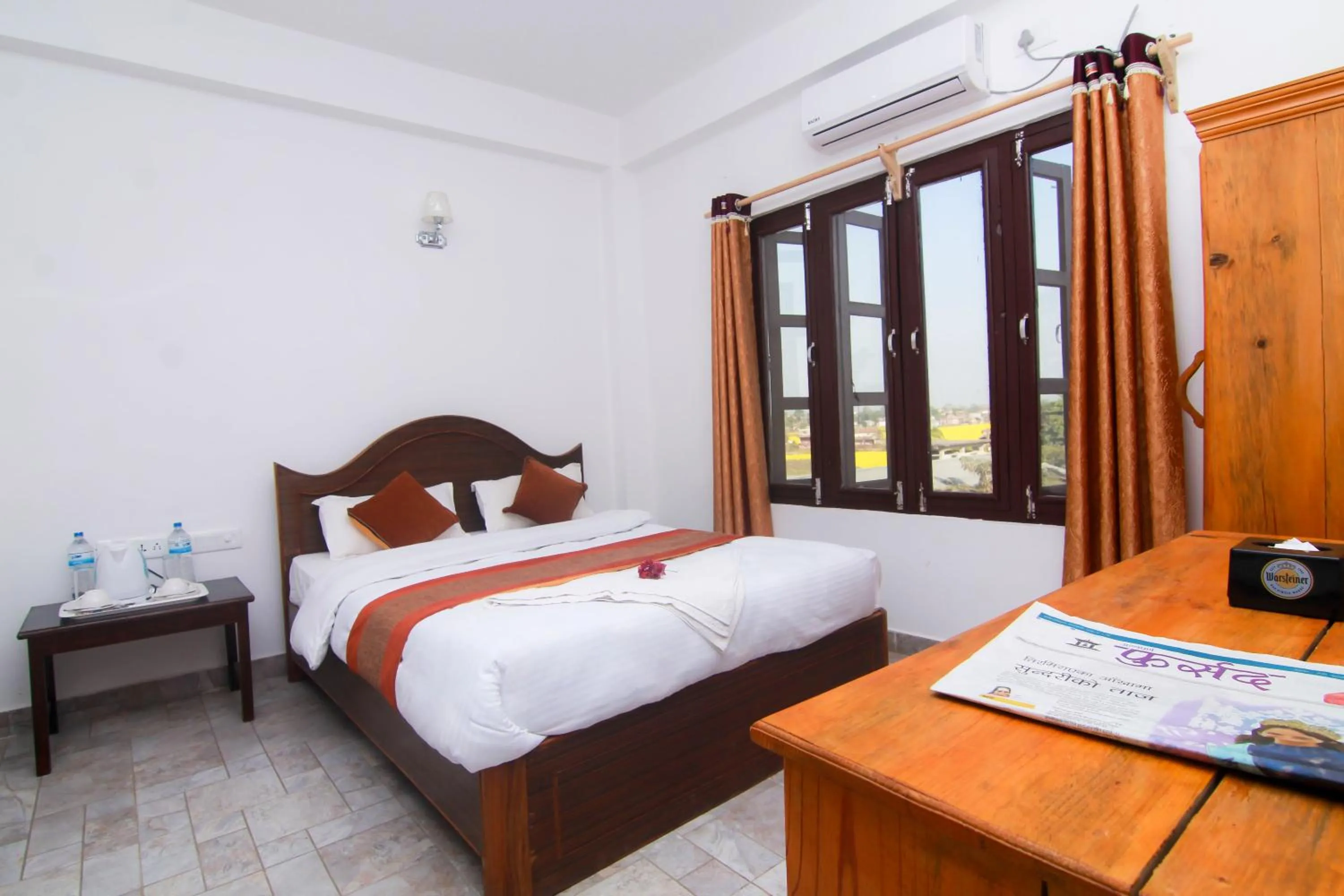 Photo of the whole room, Bed in Hotel Chitwan Park Village