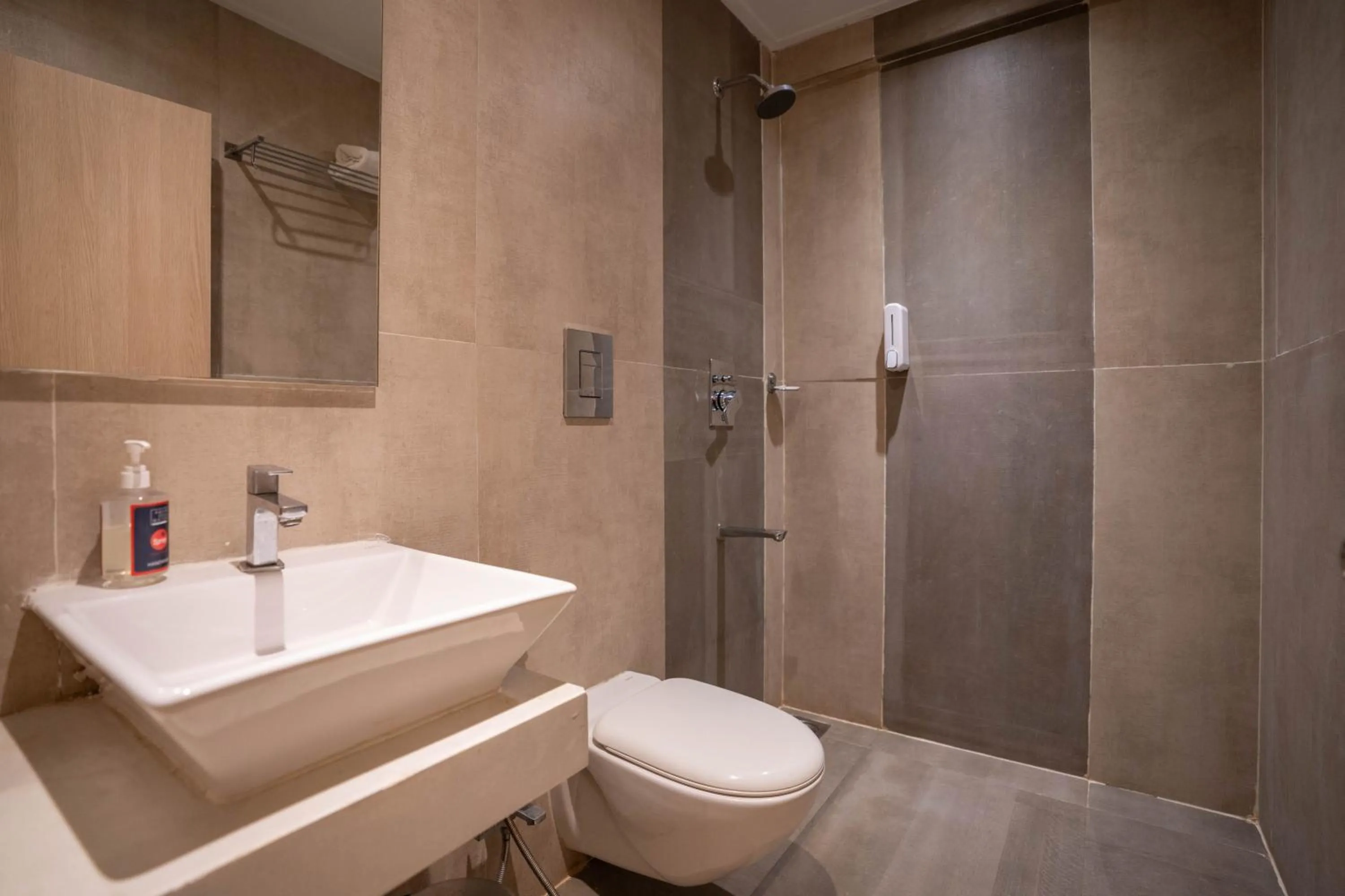 Shower in Zip By Spree Hotels Samudra Belgaum