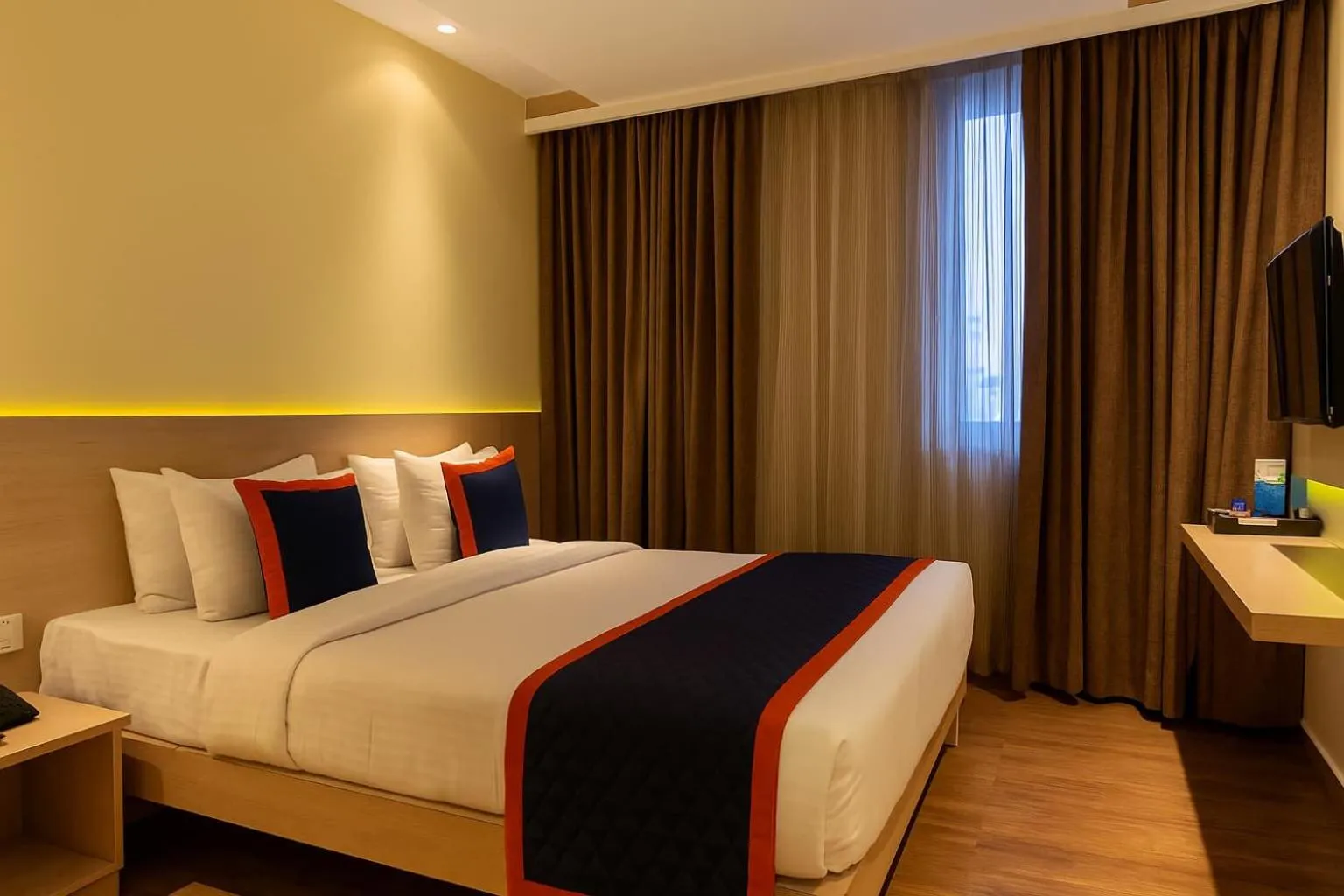 TV and multimedia, Bed in Zip By Spree Hotels Samudra Belgaum