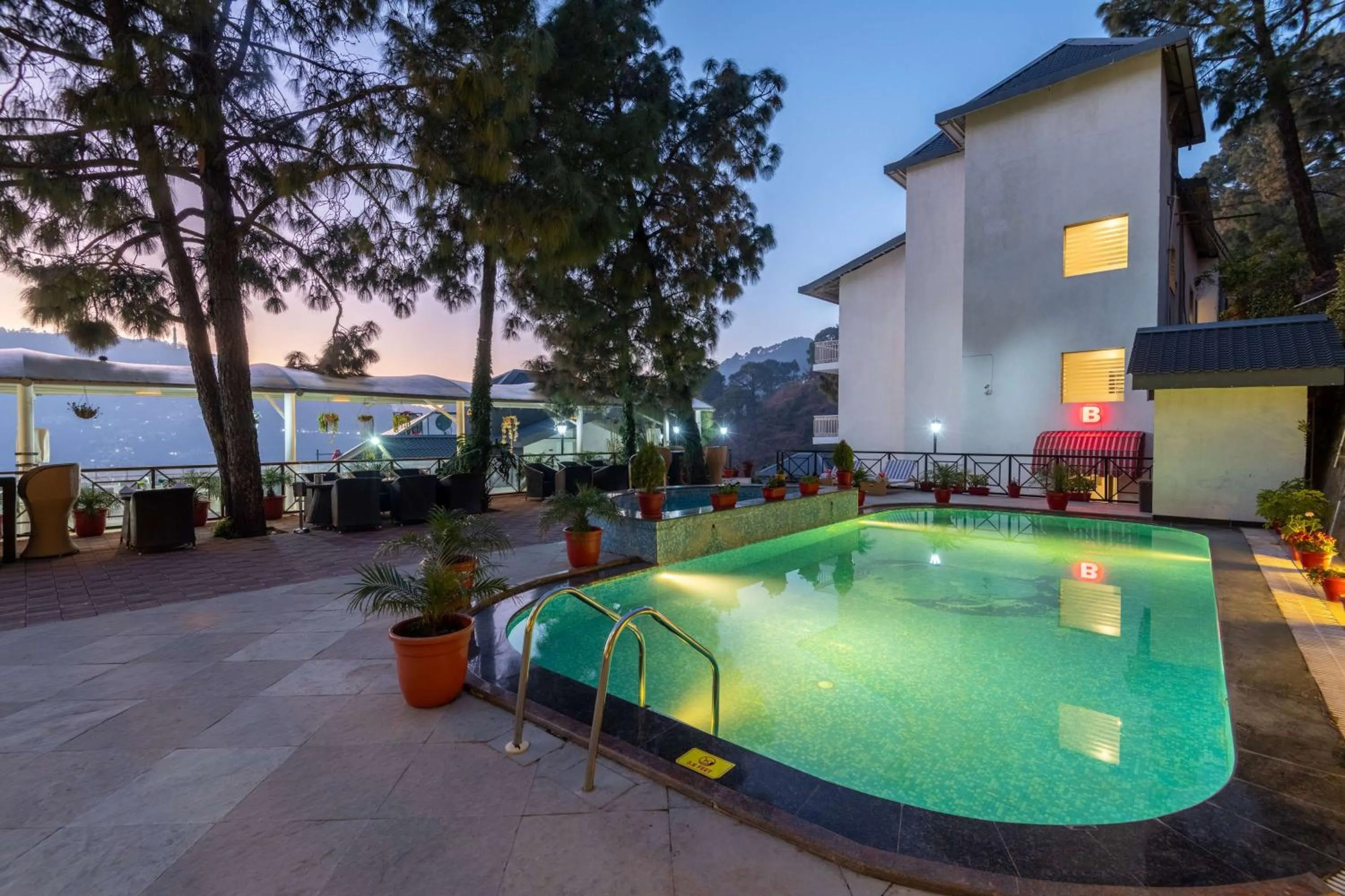 Pool view in Ramada by Wyndham Kasauli