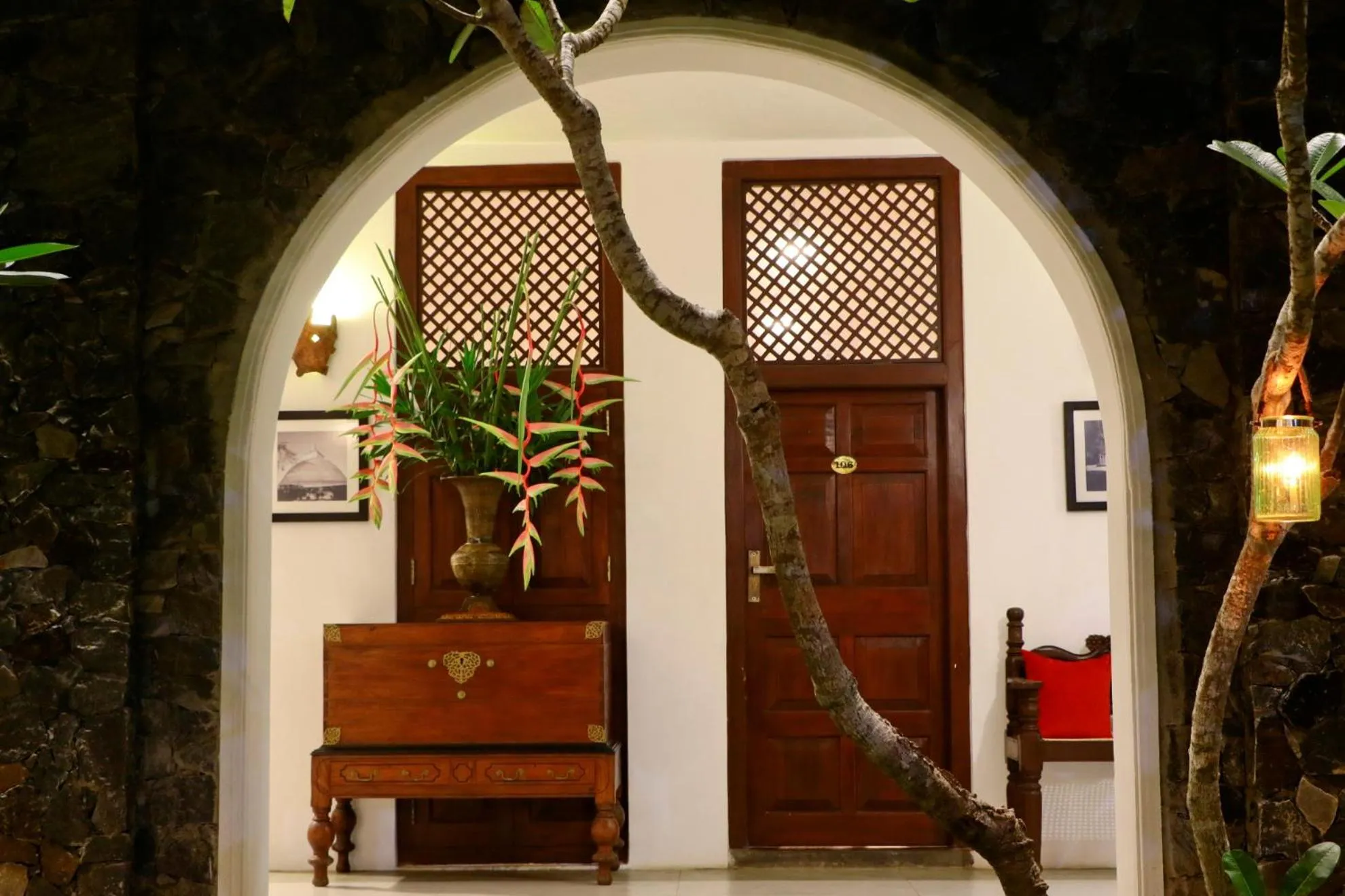 Patio in The Heritage Hotel Galle Fort