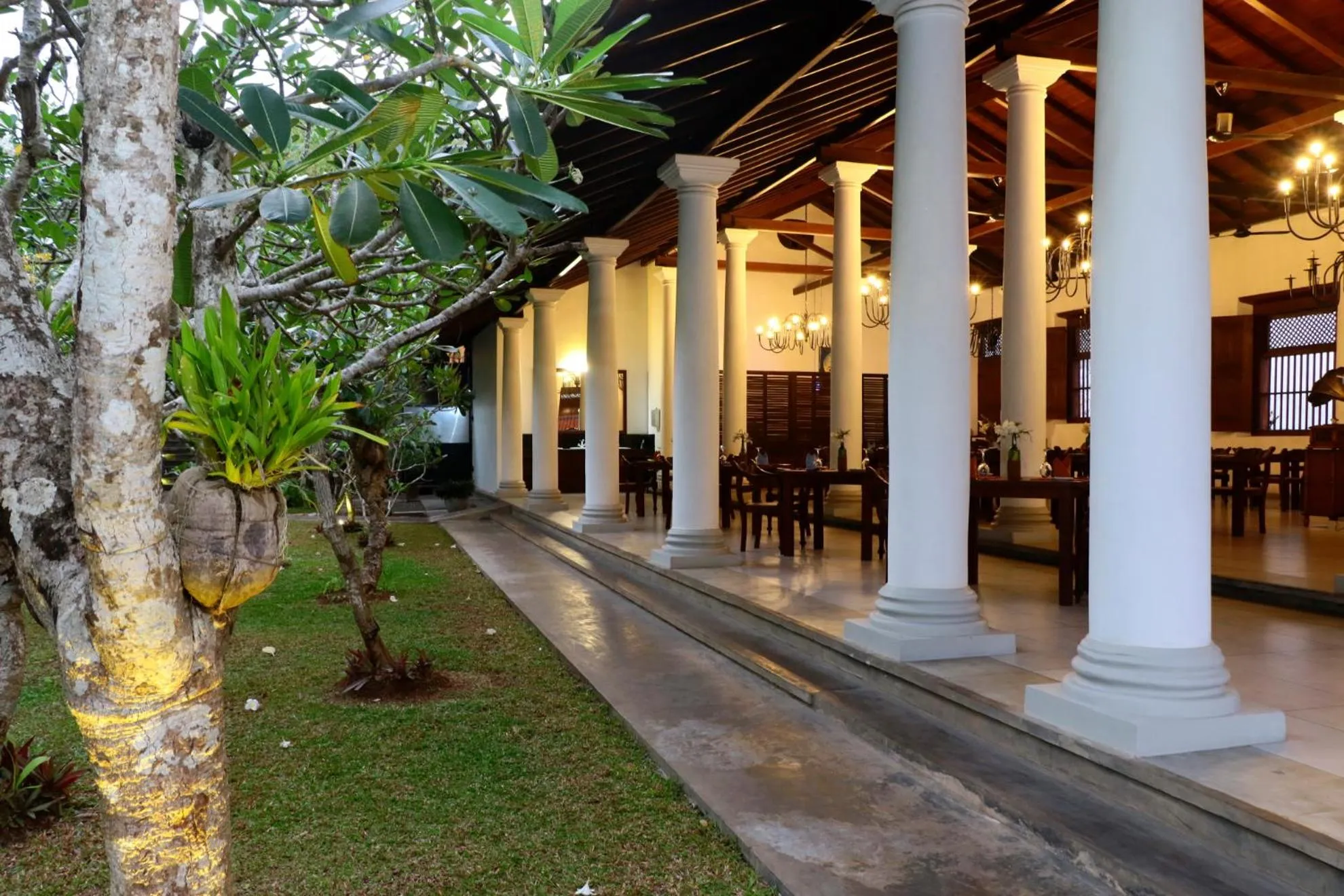Patio in The Heritage Hotel Galle Fort
