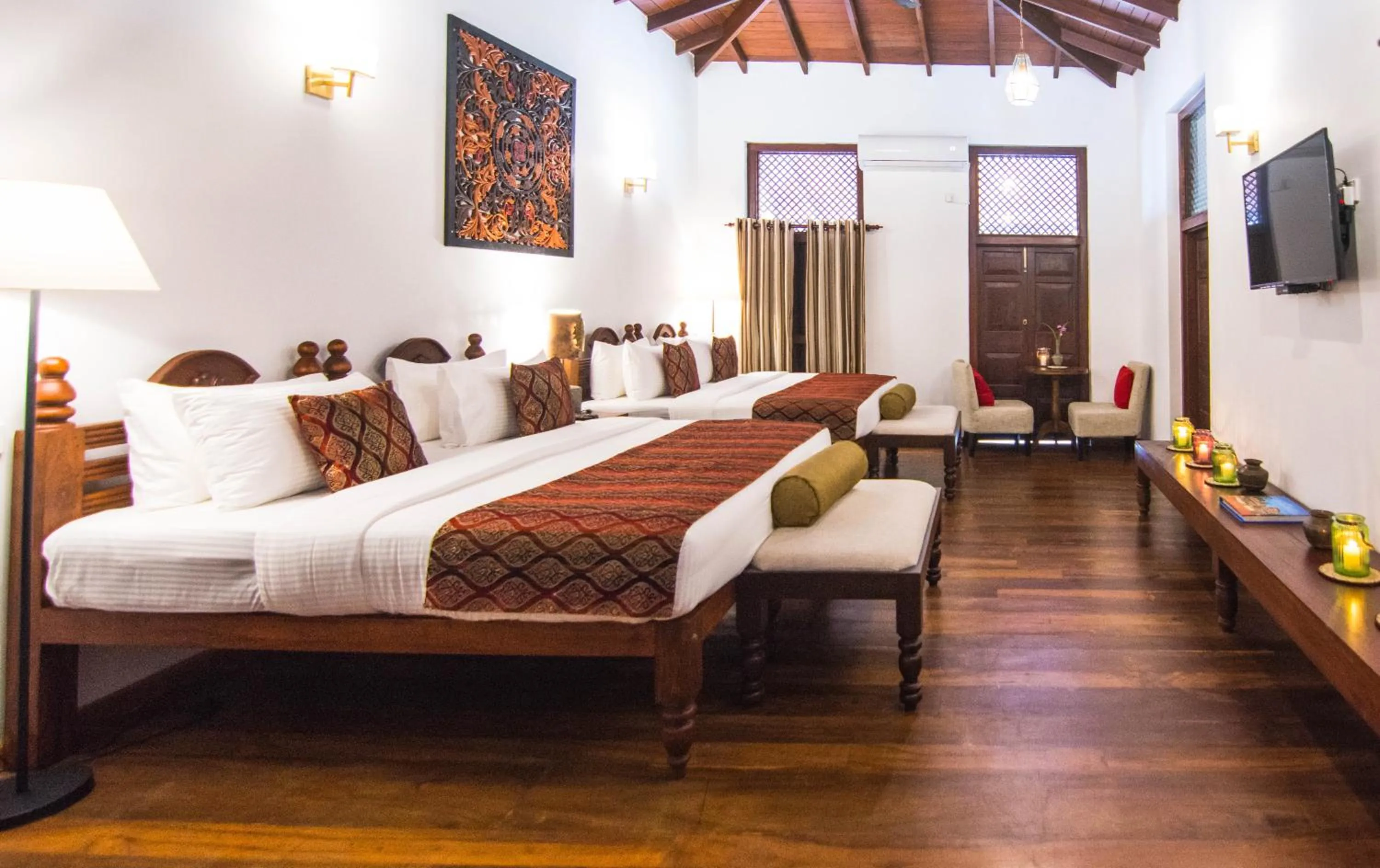 Bedroom, Bed in The Heritage Hotel Galle Fort
