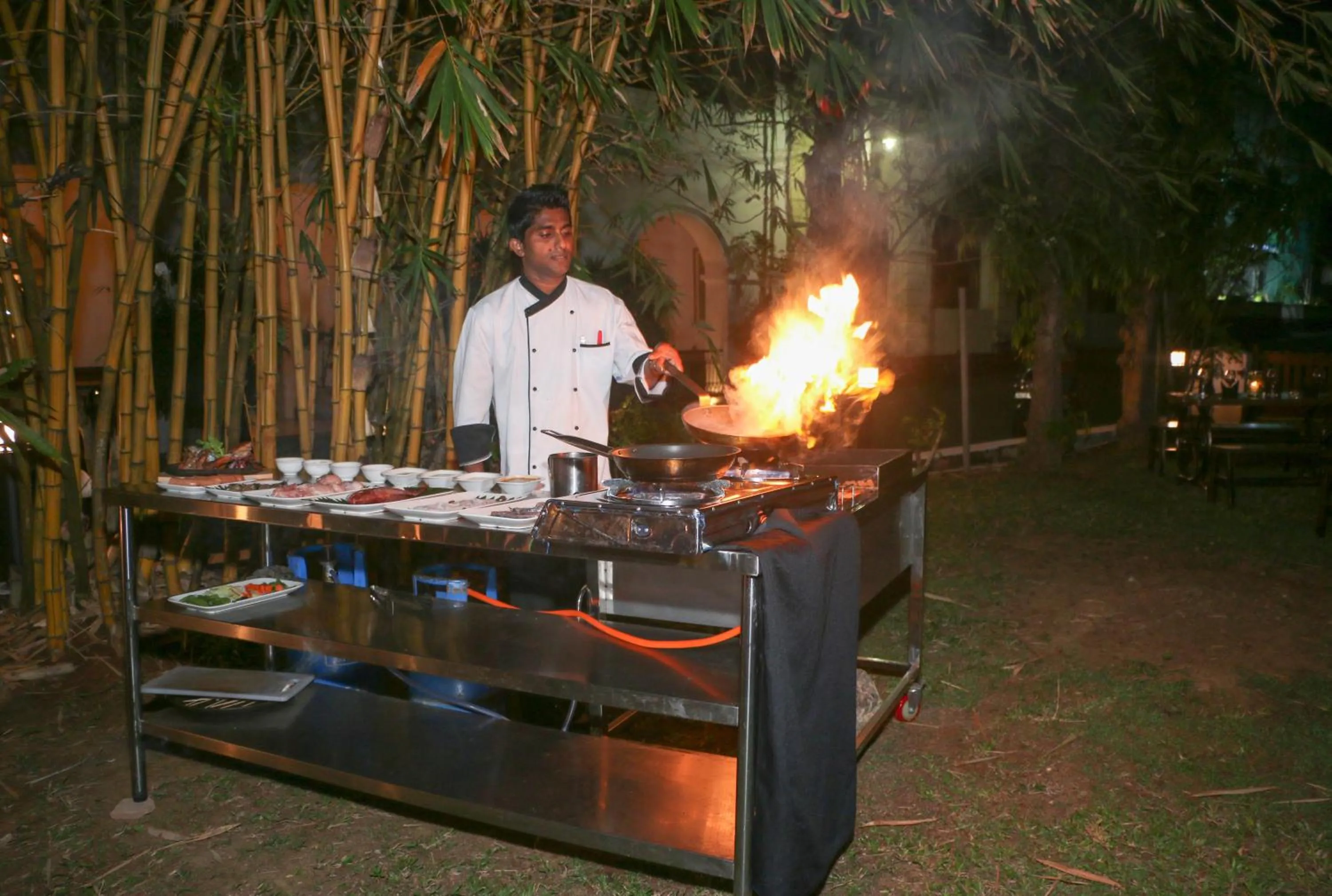 BBQ facilities in The Heritage Hotel Galle Fort