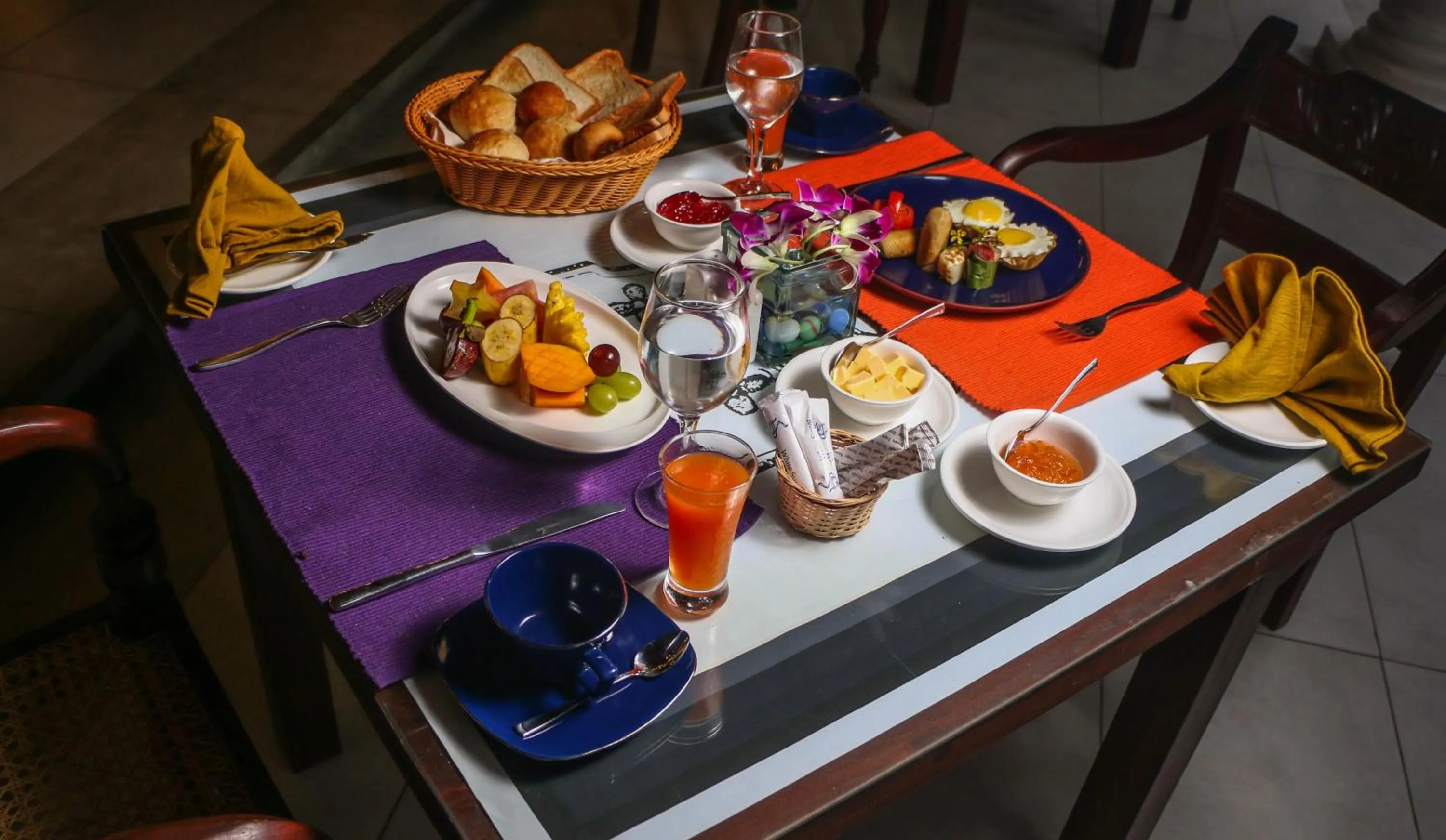 Food and drinks in The Heritage Hotel Galle Fort