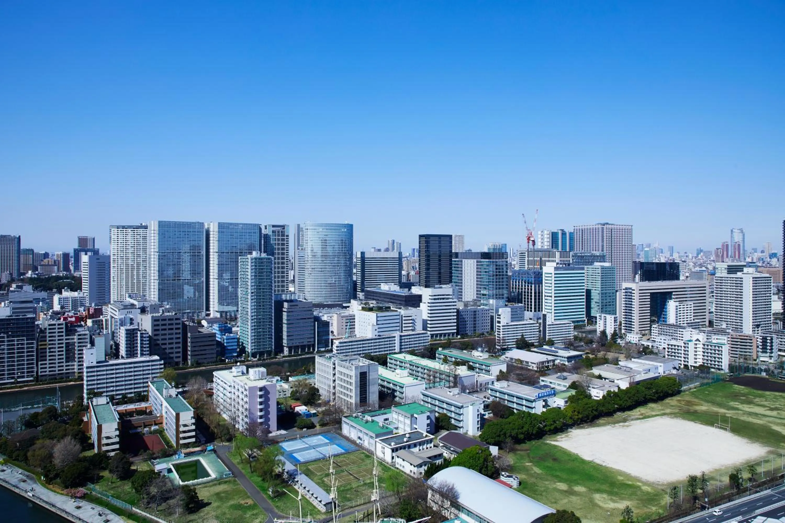 City view in Dai-ichi Hotel Tokyo Seafort