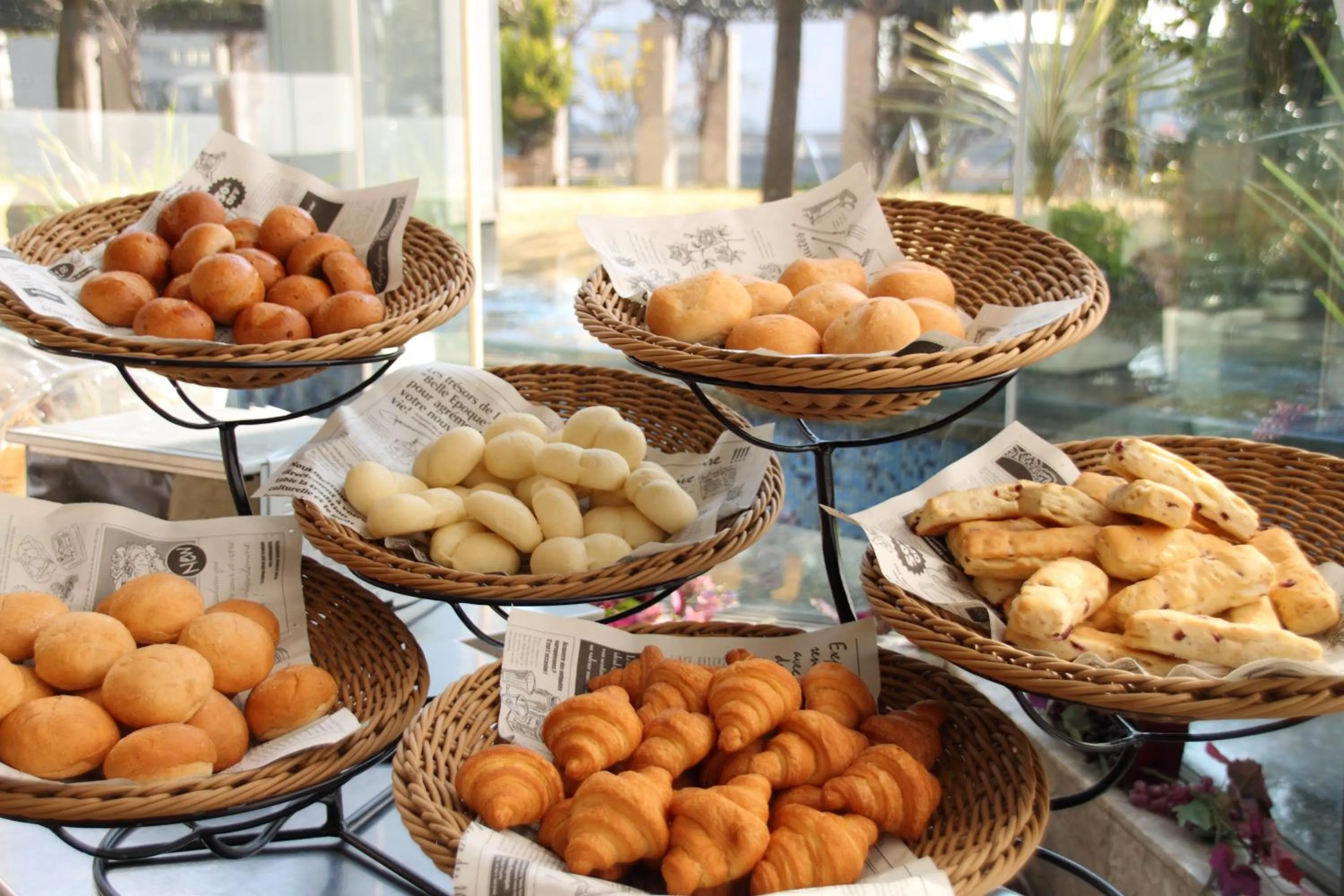 Buffet breakfast, Food in Dai-ichi Hotel Tokyo Seafort