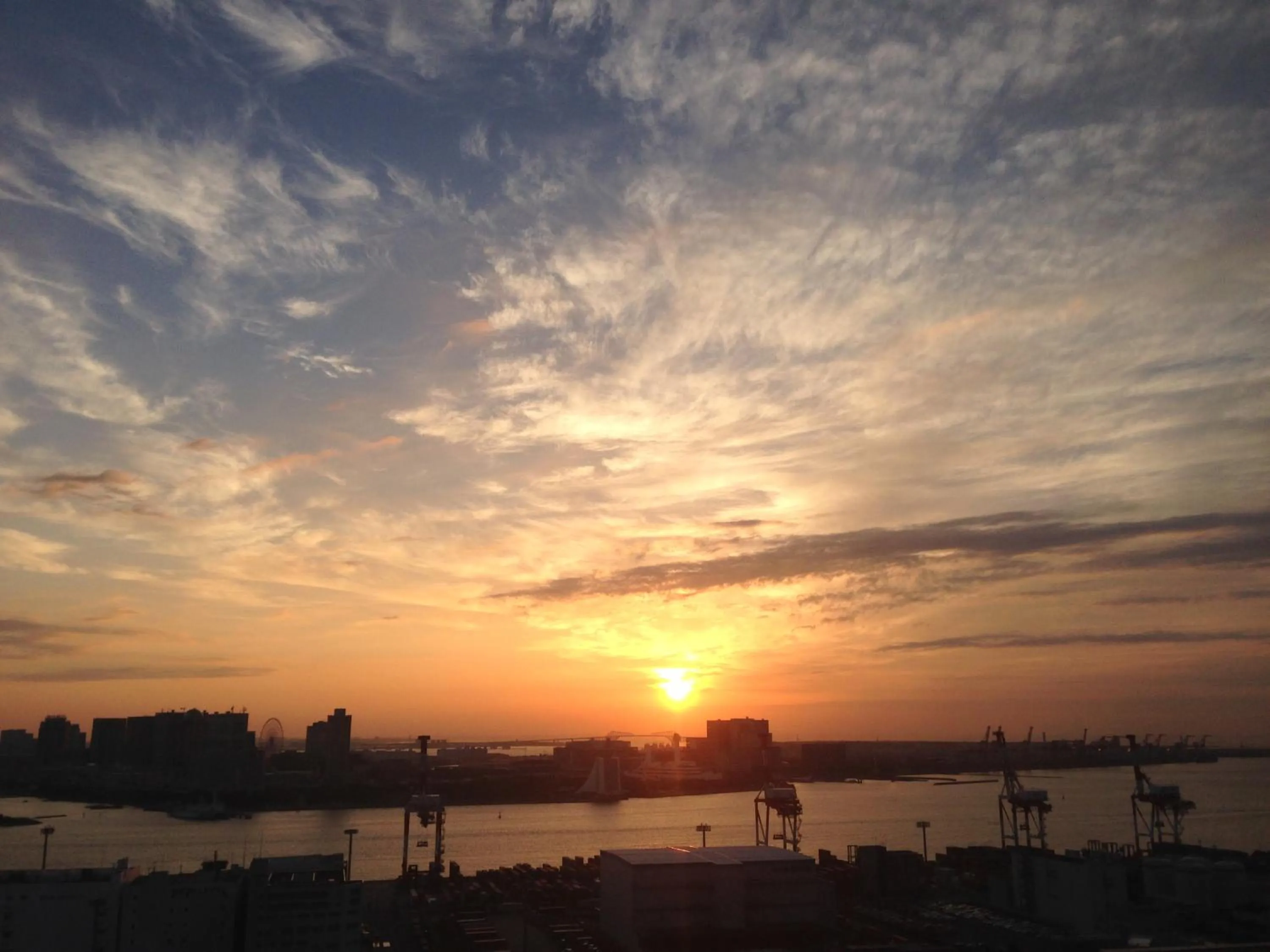View (from property/room), Sunrise/Sunset in Dai-ichi Hotel Tokyo Seafort