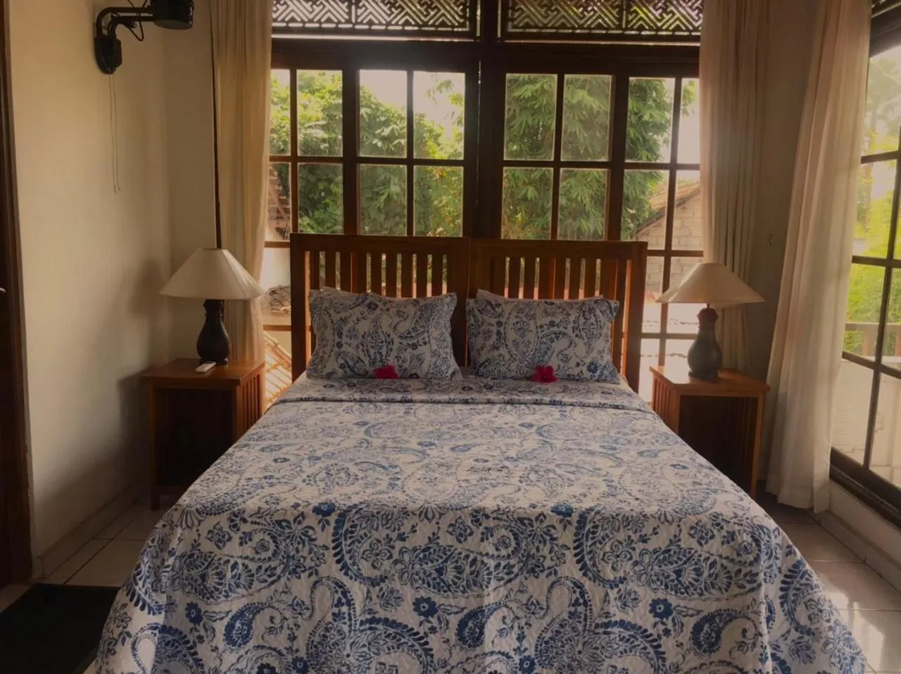 Bed in Lily Lane Villas