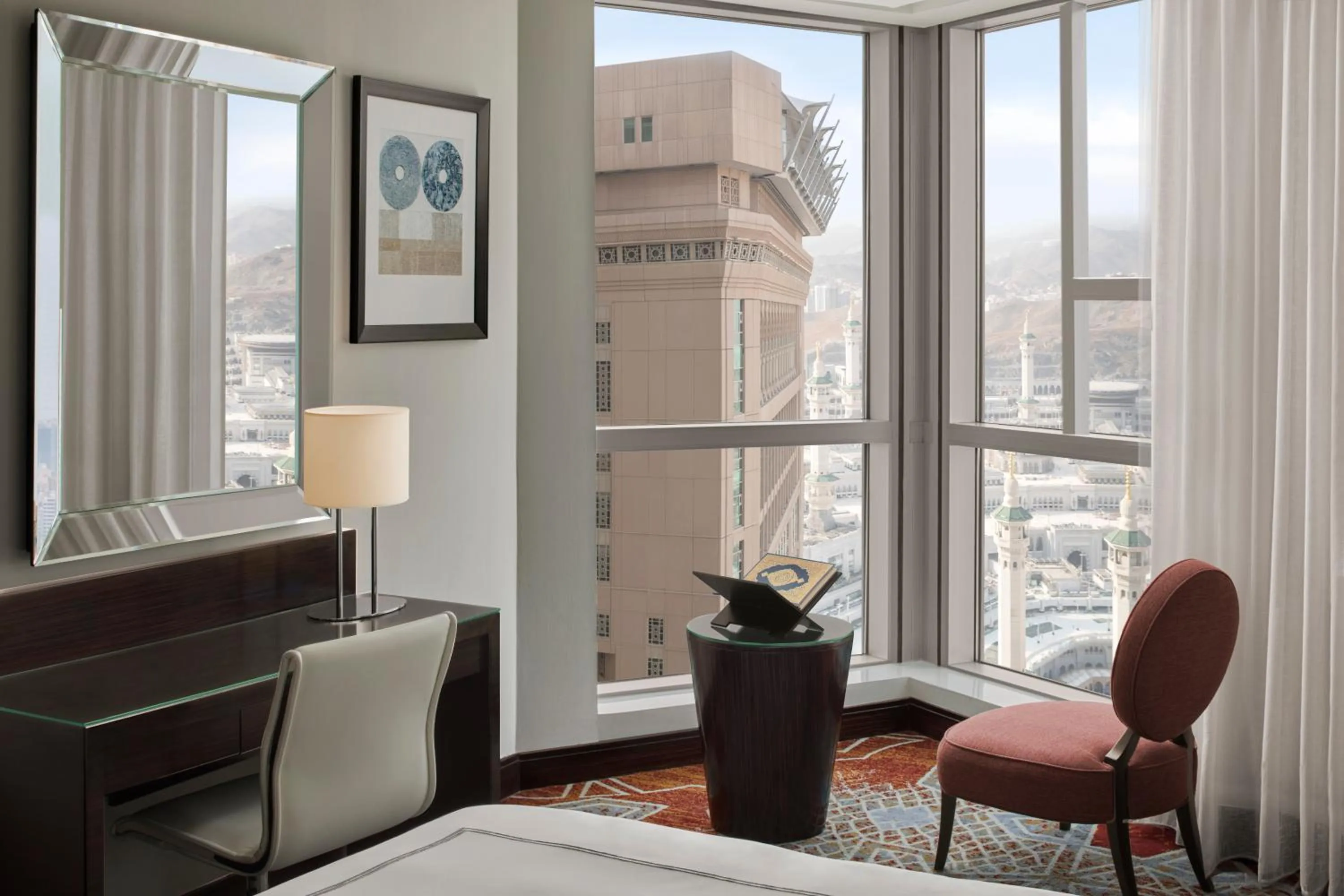 Bed in Swissotel Makkah