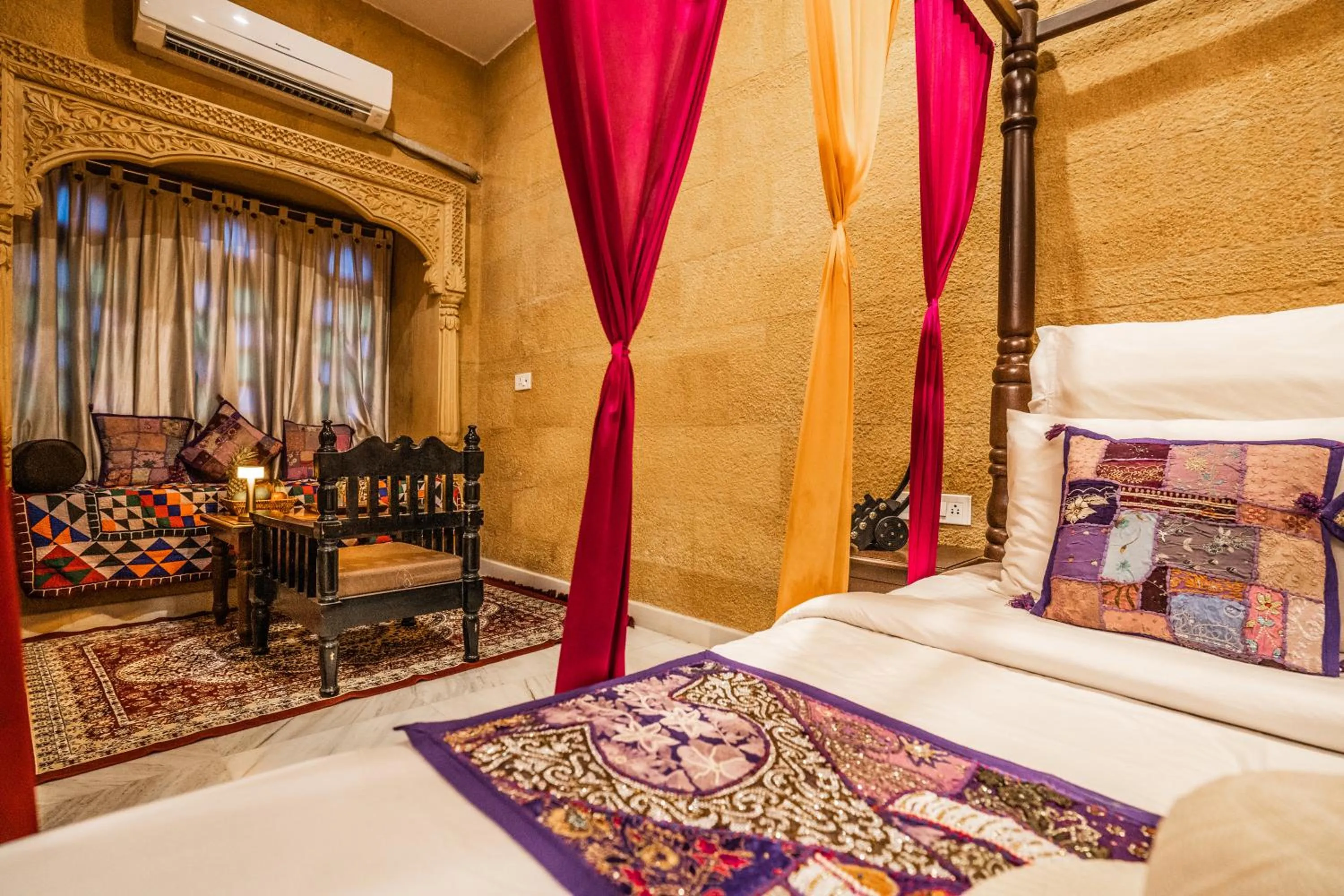 Bed in Hotel Royal Villa Jaisalmer