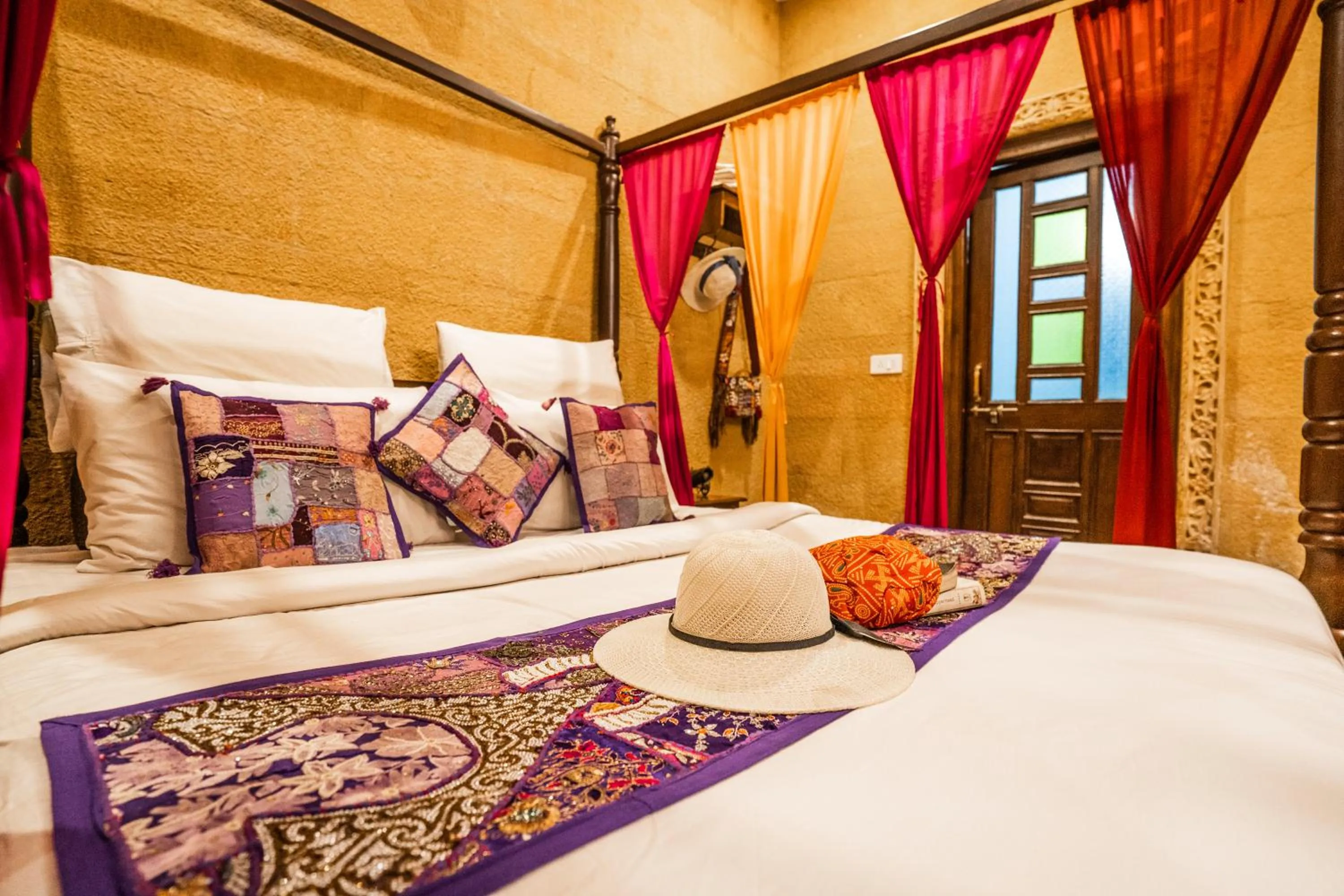 Bed in Hotel Royal Villa Jaisalmer