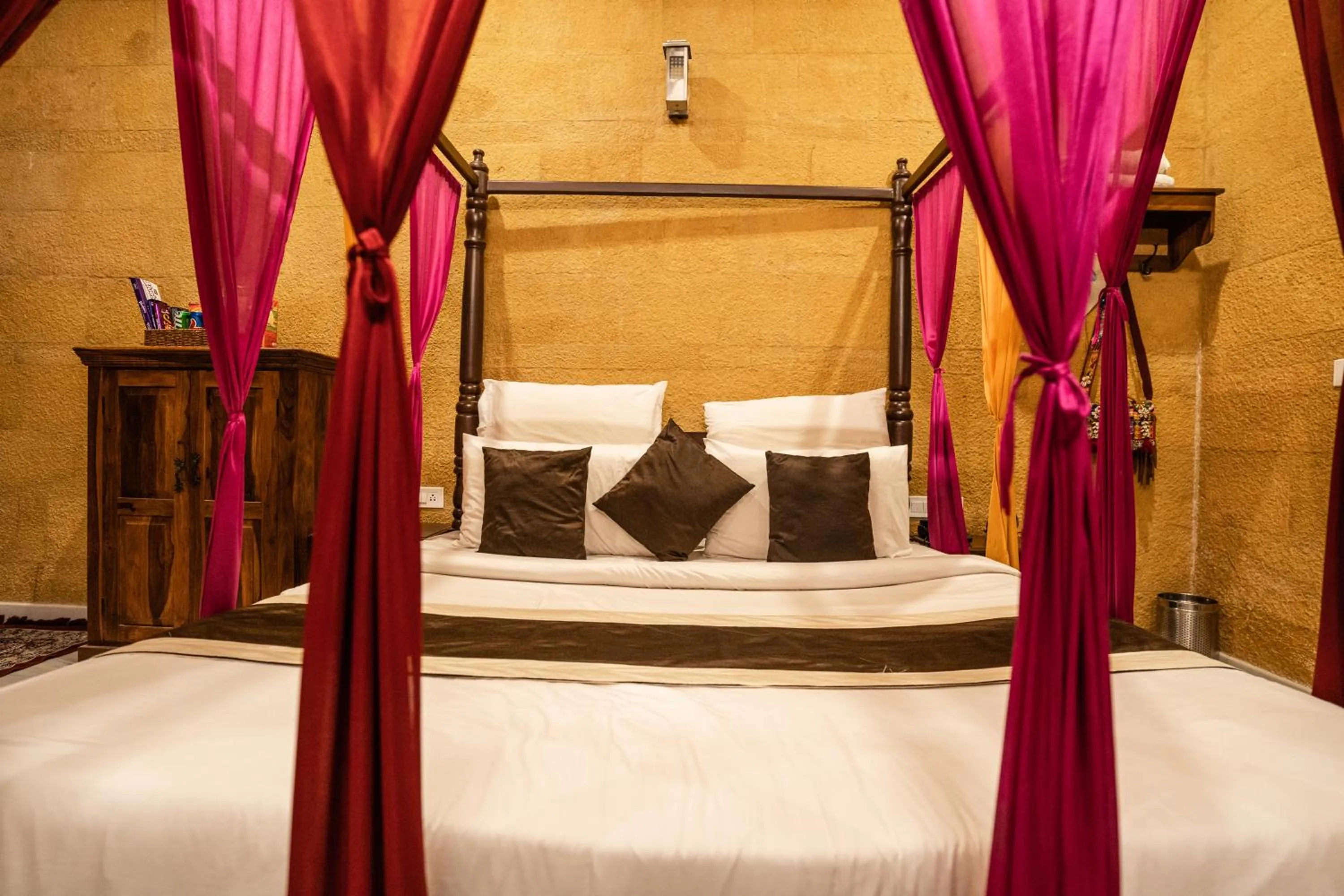 Bed in Hotel Royal Villa Jaisalmer