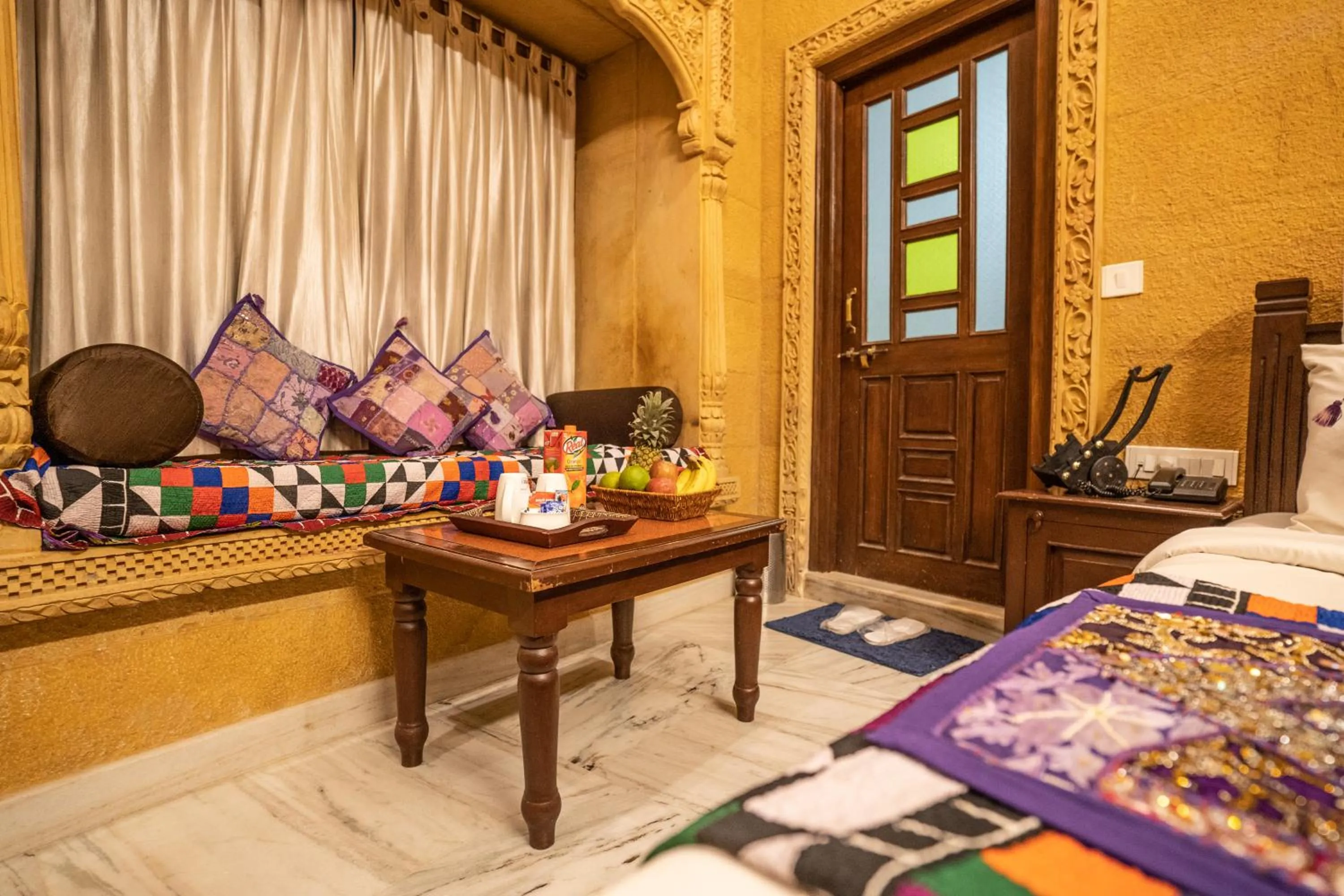Bed in Hotel Royal Villa Jaisalmer