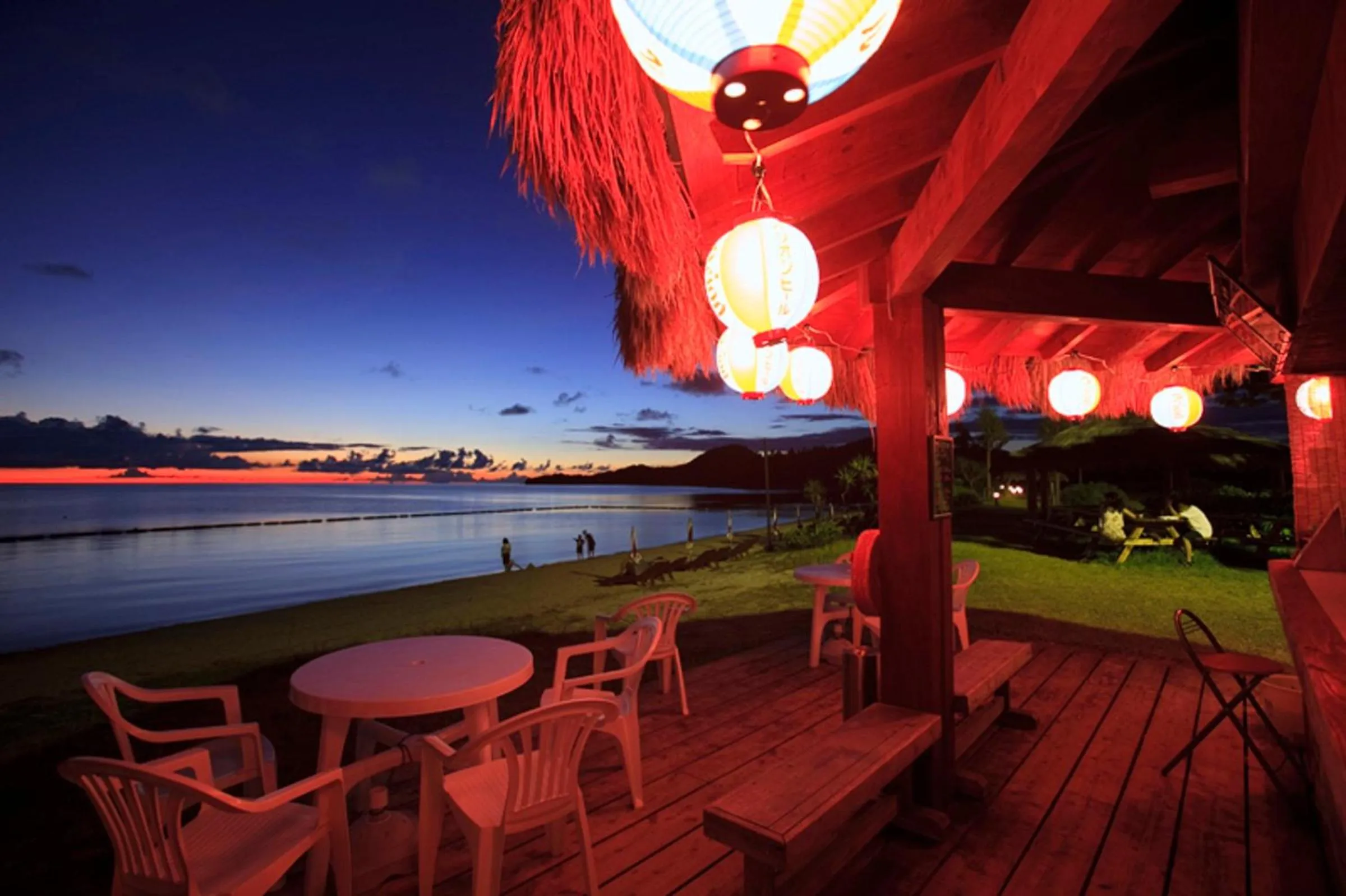 Patio in Ishigaki Seaside Hotel