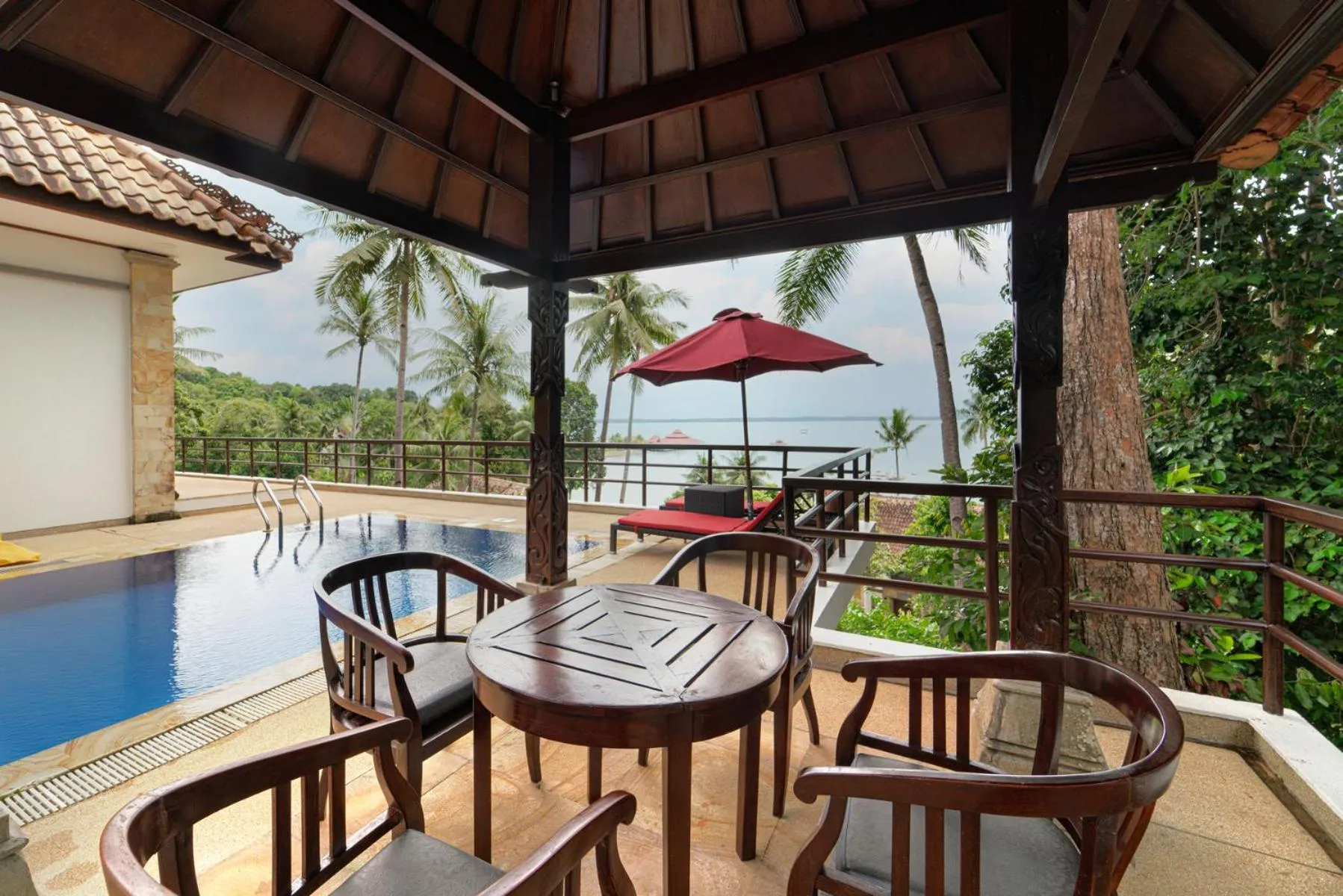 Sea view in Indra Maya Pool Villas