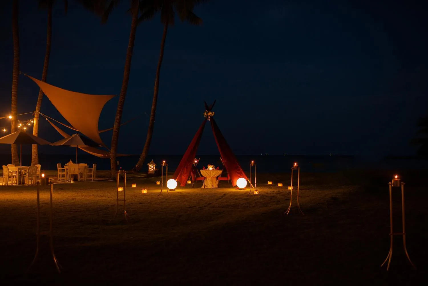 Night in Indra Maya Pool Villas