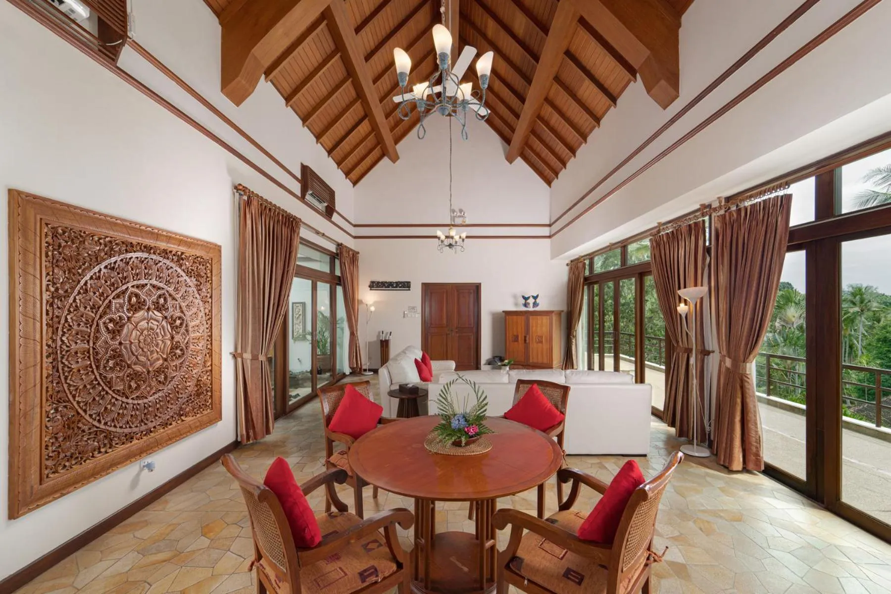 Living room in Indra Maya Pool Villas