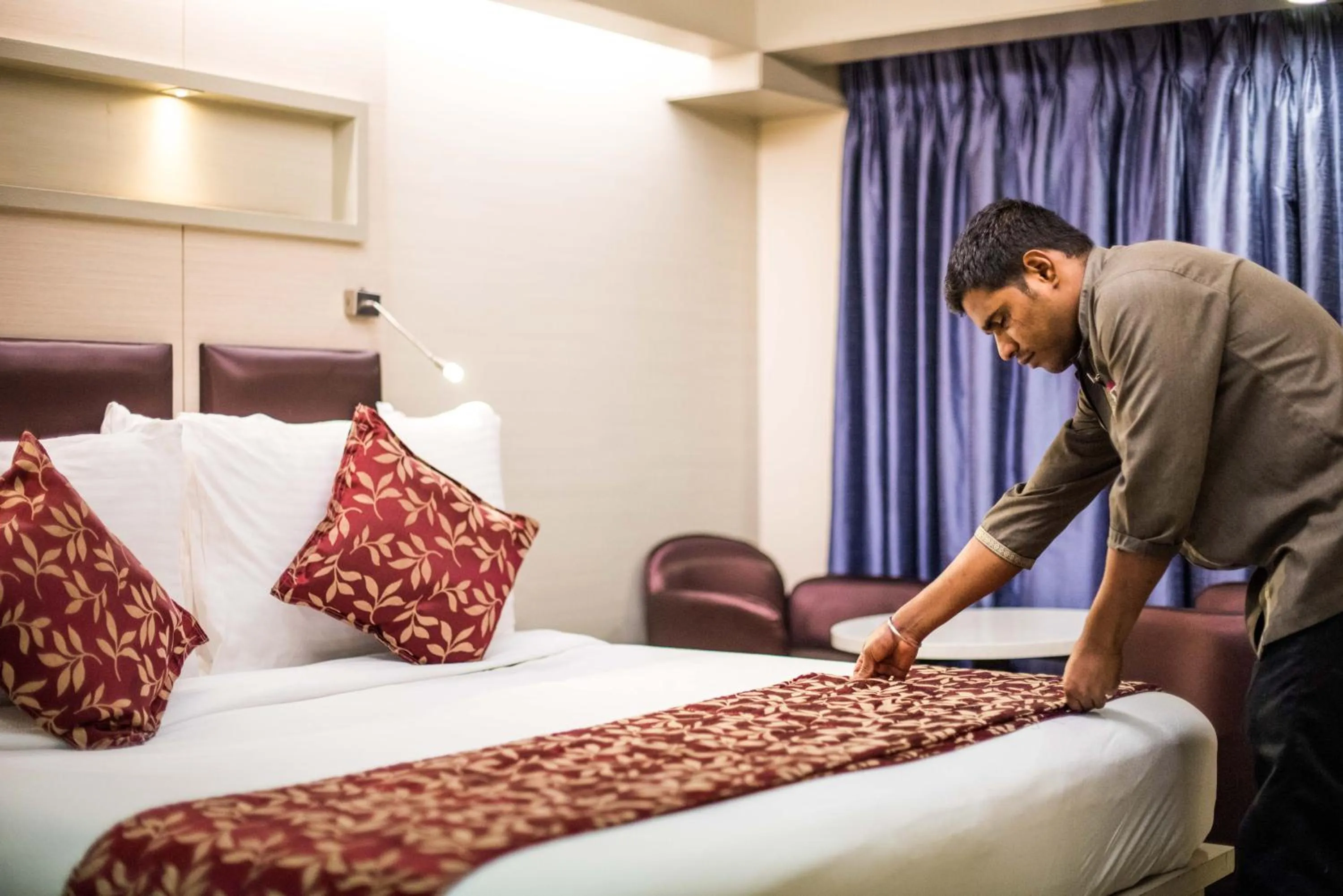 Patio, Bed in Hotel Oriental Aster - Mumbai International Airport