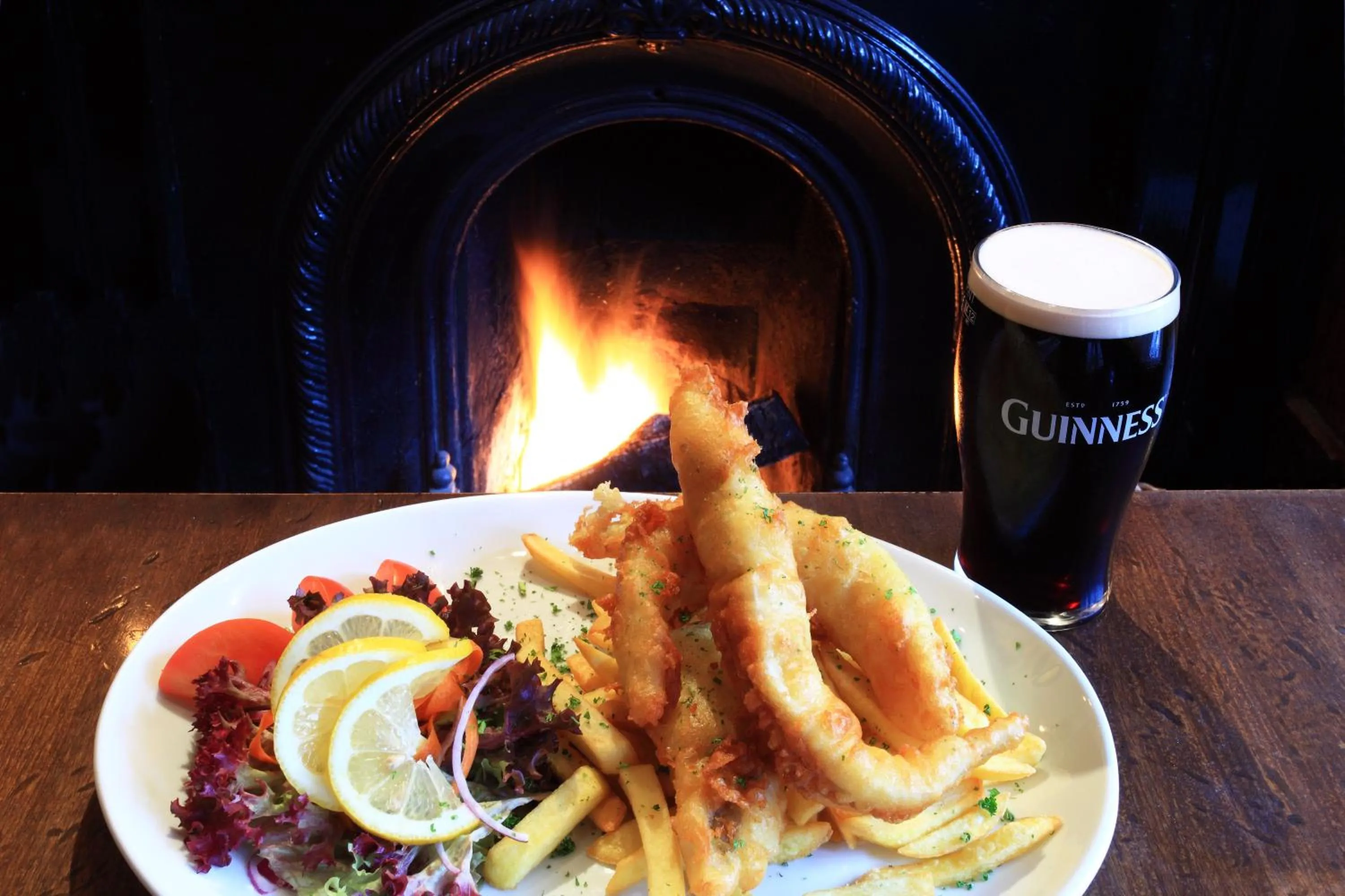 Food and drinks in O'Donnabhain's