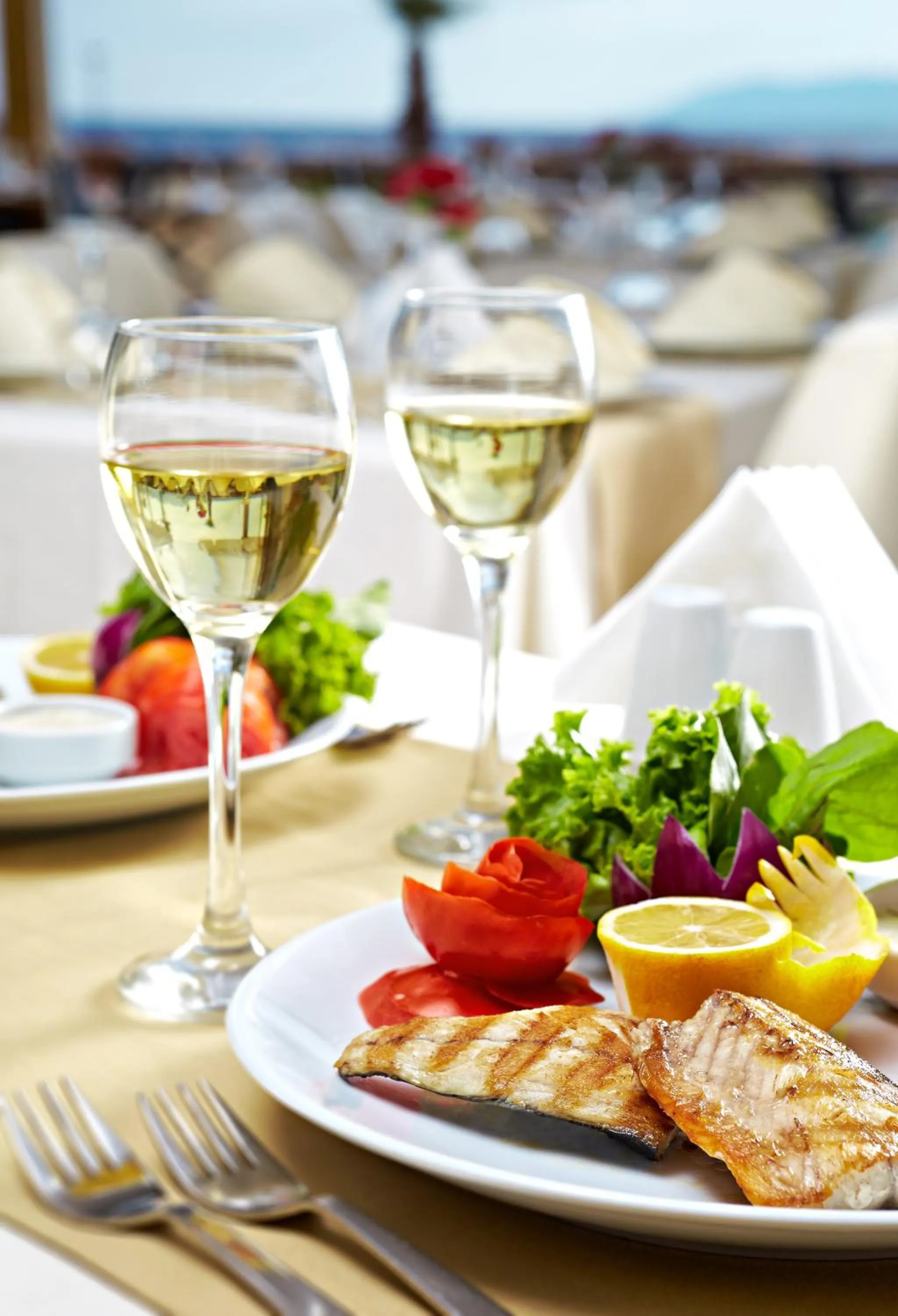 Food and drinks in Ayvalik Cinar Hotel