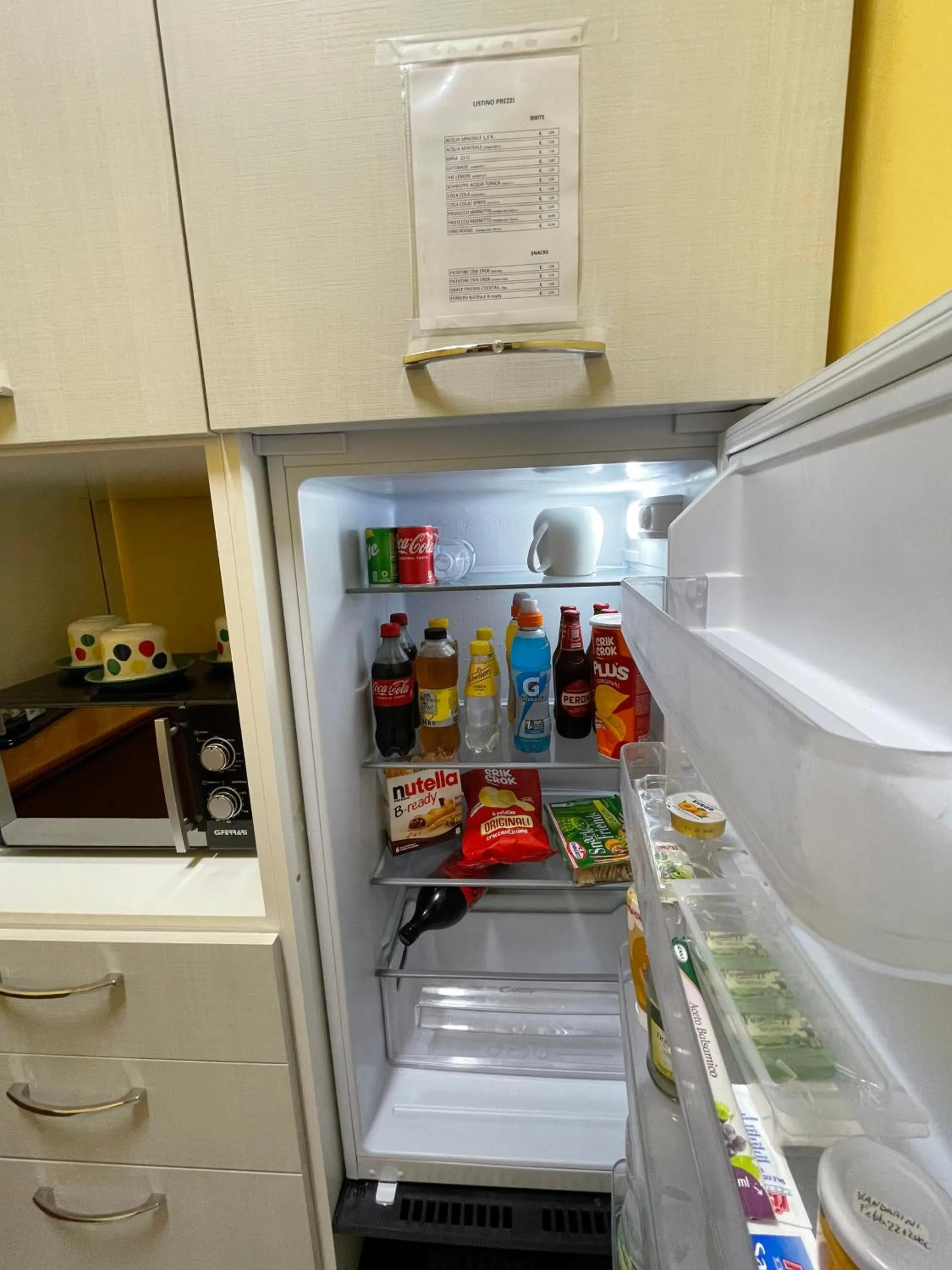 Food and drinks in B&B Vistamare