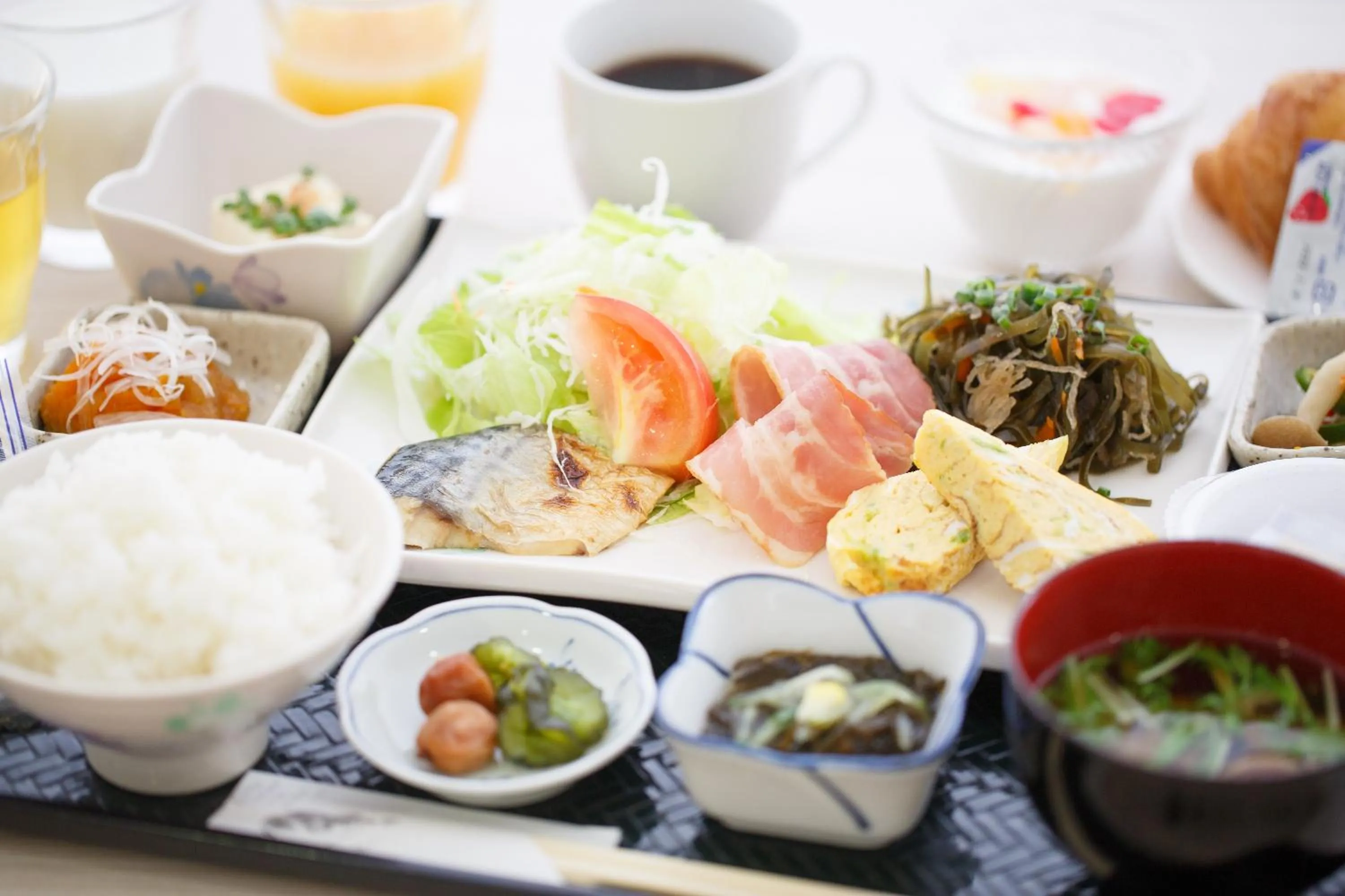 Breakfast in Hotel Peace Island Ishigaki in Yashima
