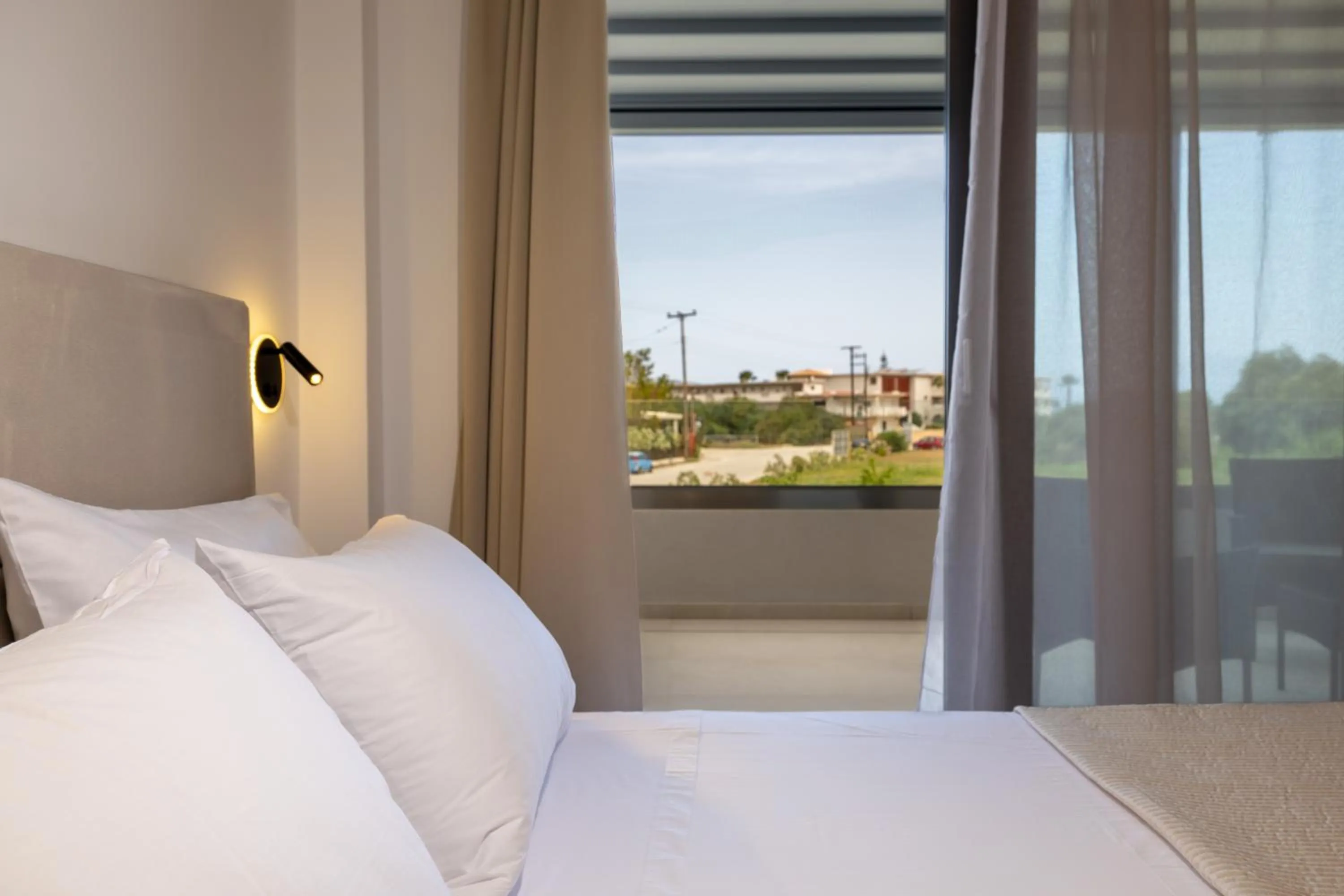 Bed in Valianos Studios - Apartments