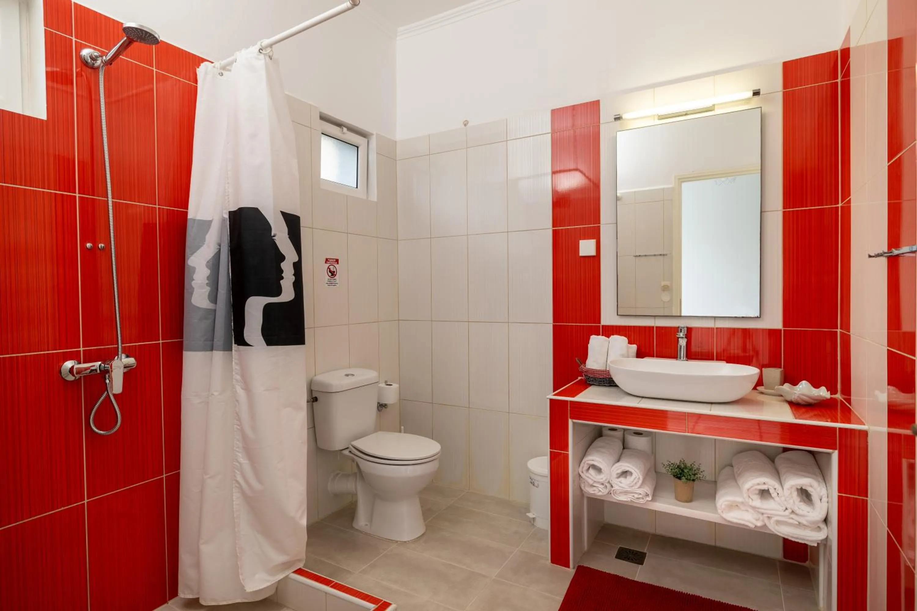 Bathroom in Valianos Studios - Apartments