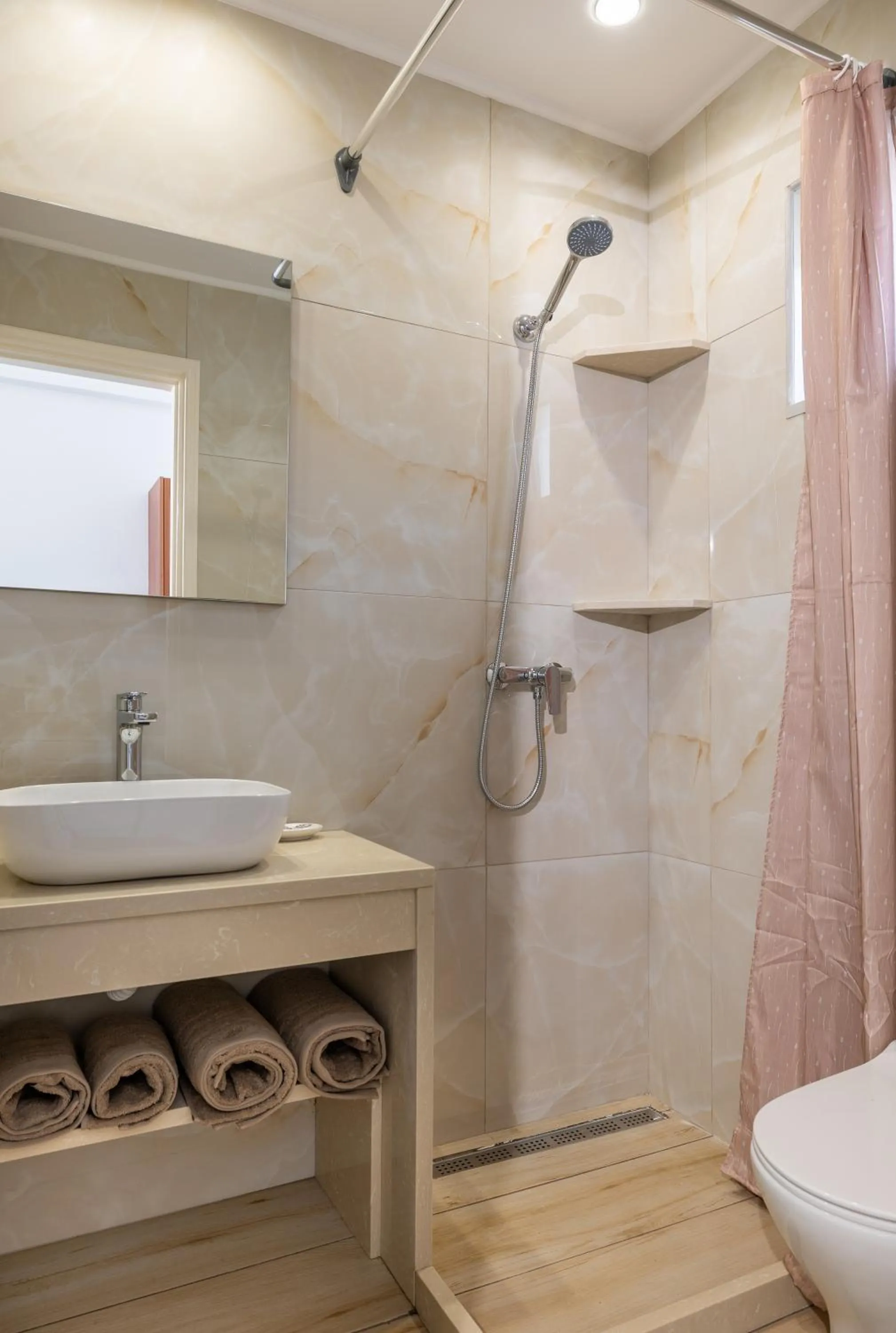 Bathroom in Valianos Studios - Apartments