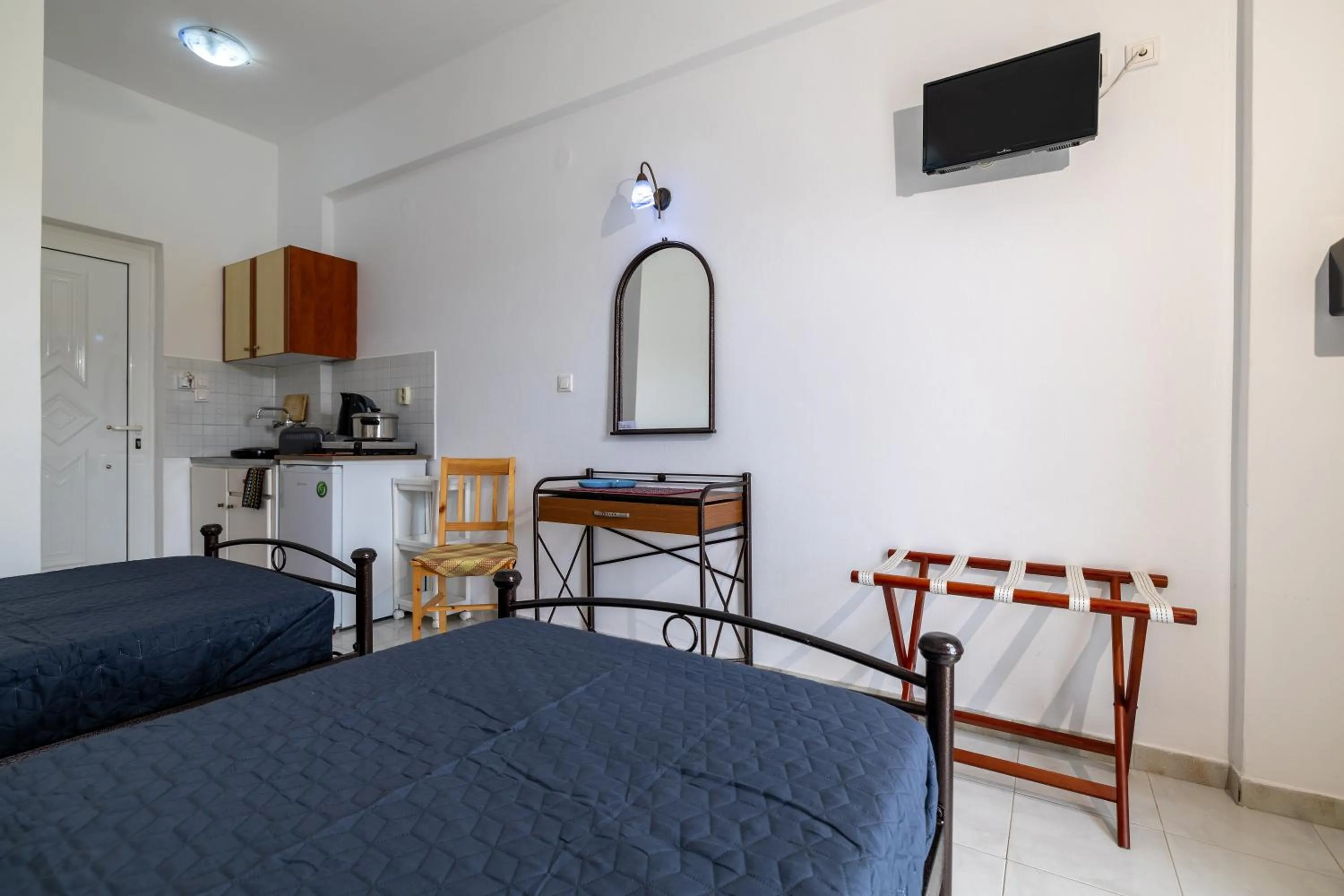 Bedroom in Valianos Studios - Apartments