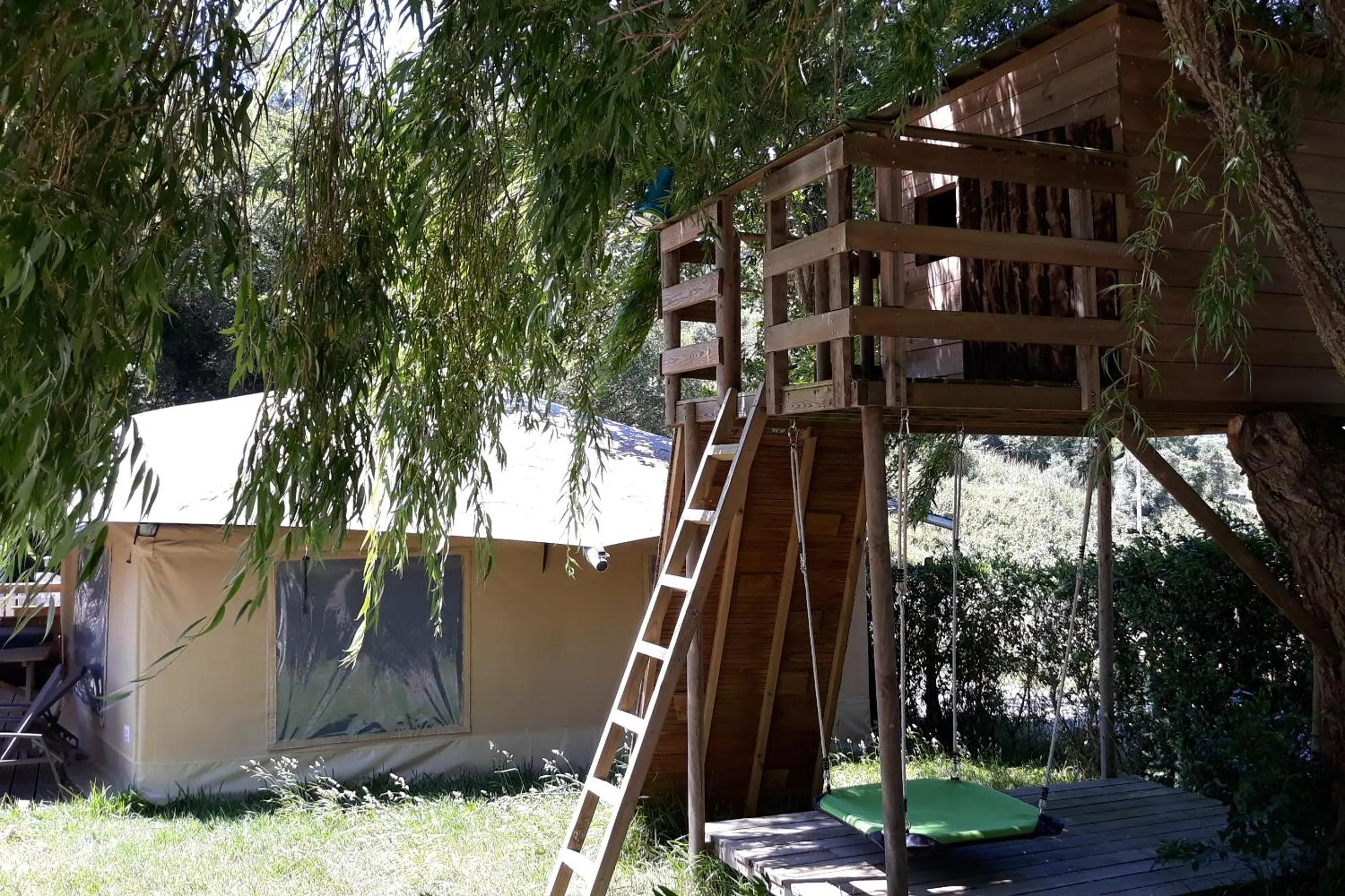 Children play ground in Quinta Japonesa