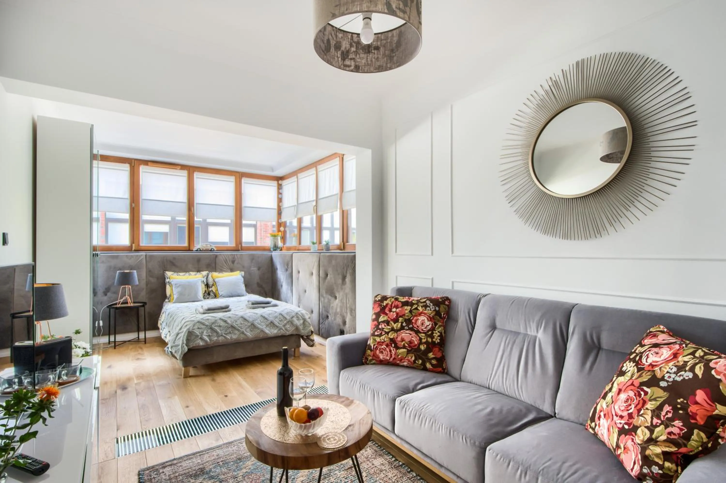 Bedroom in Aparthotel Pawia Deluxe- 10 min to center