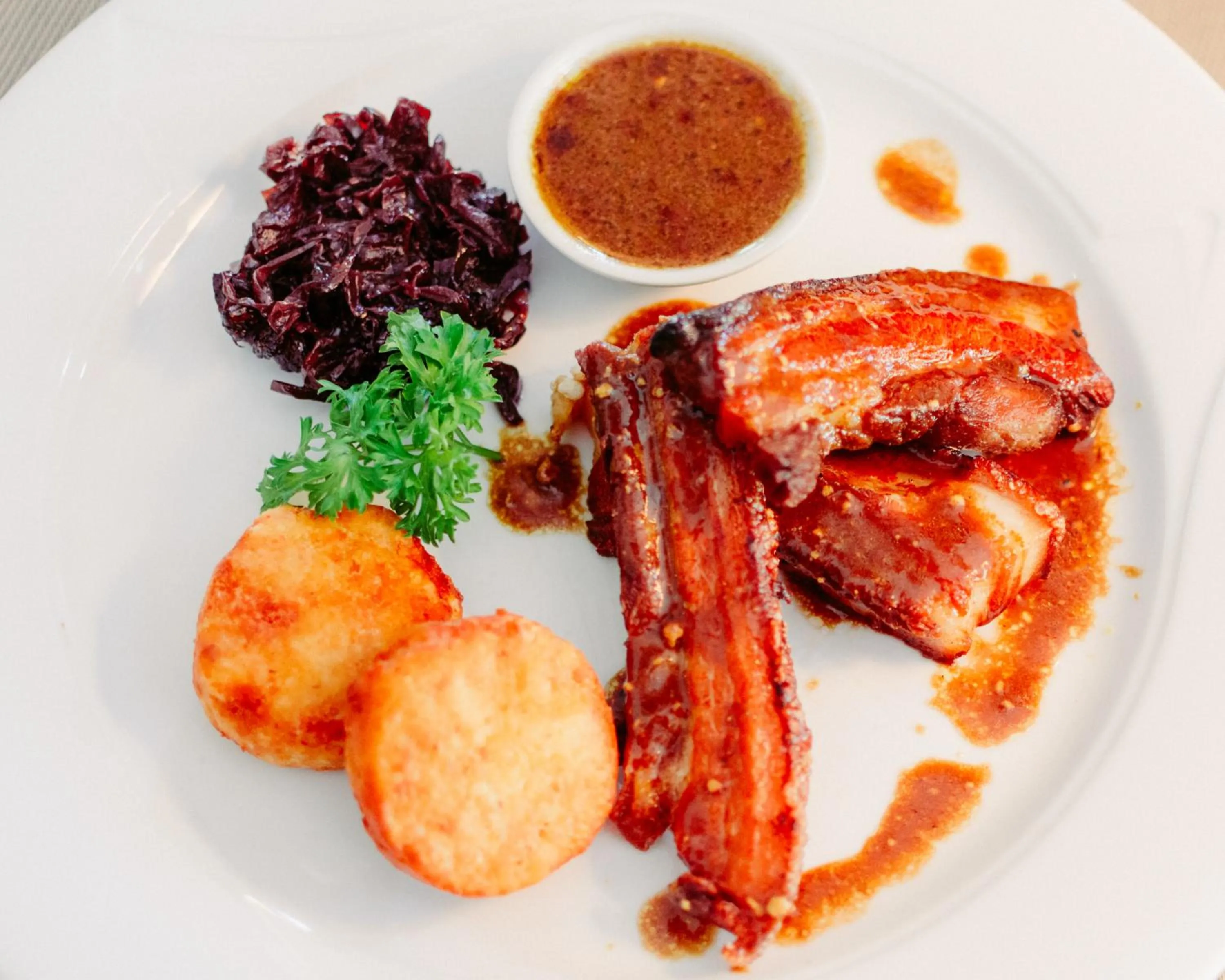 Food close-up in Chu Hotel