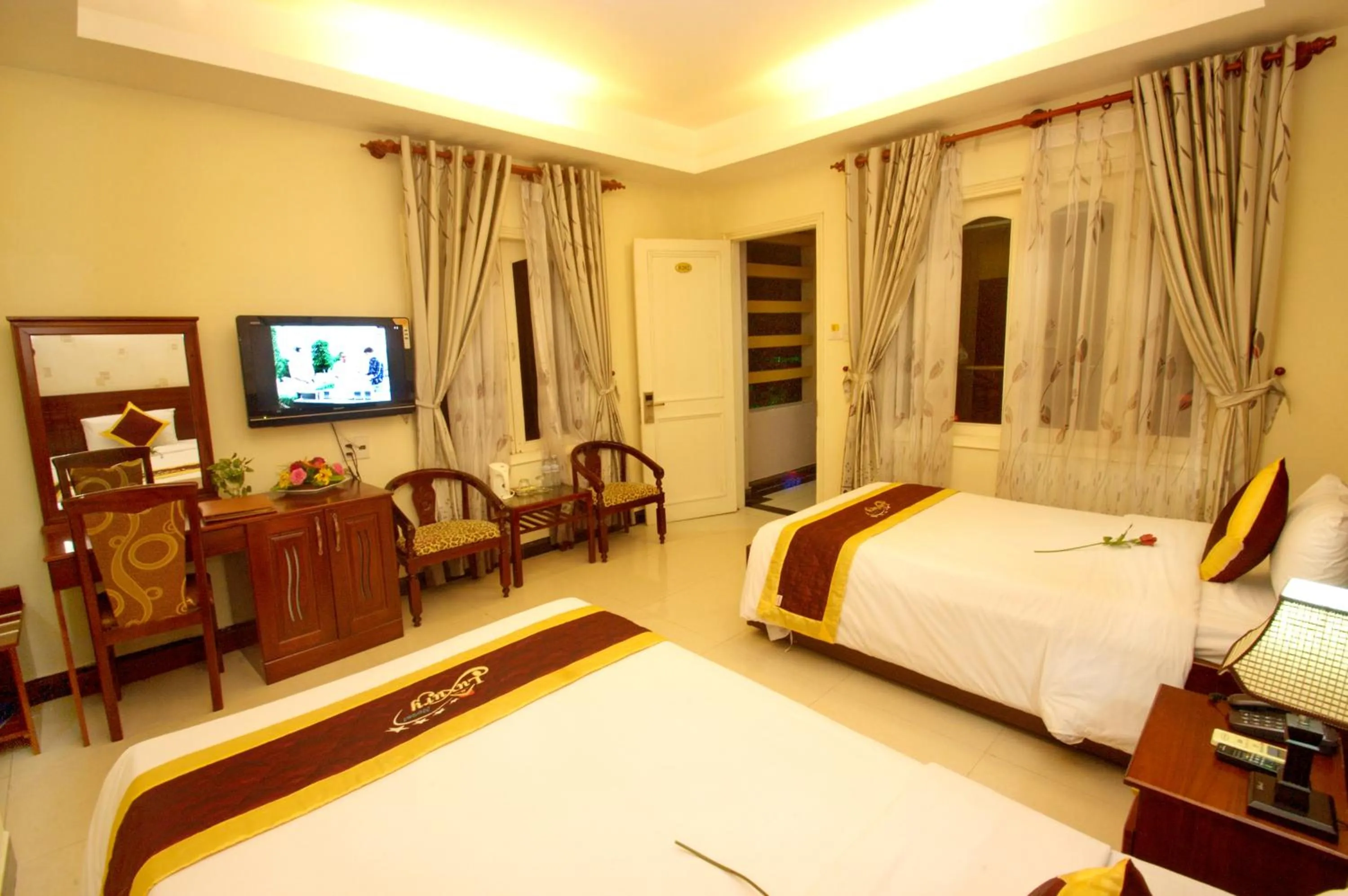 Photo of the whole room, Bed in Luxury Nha Trang Hotel